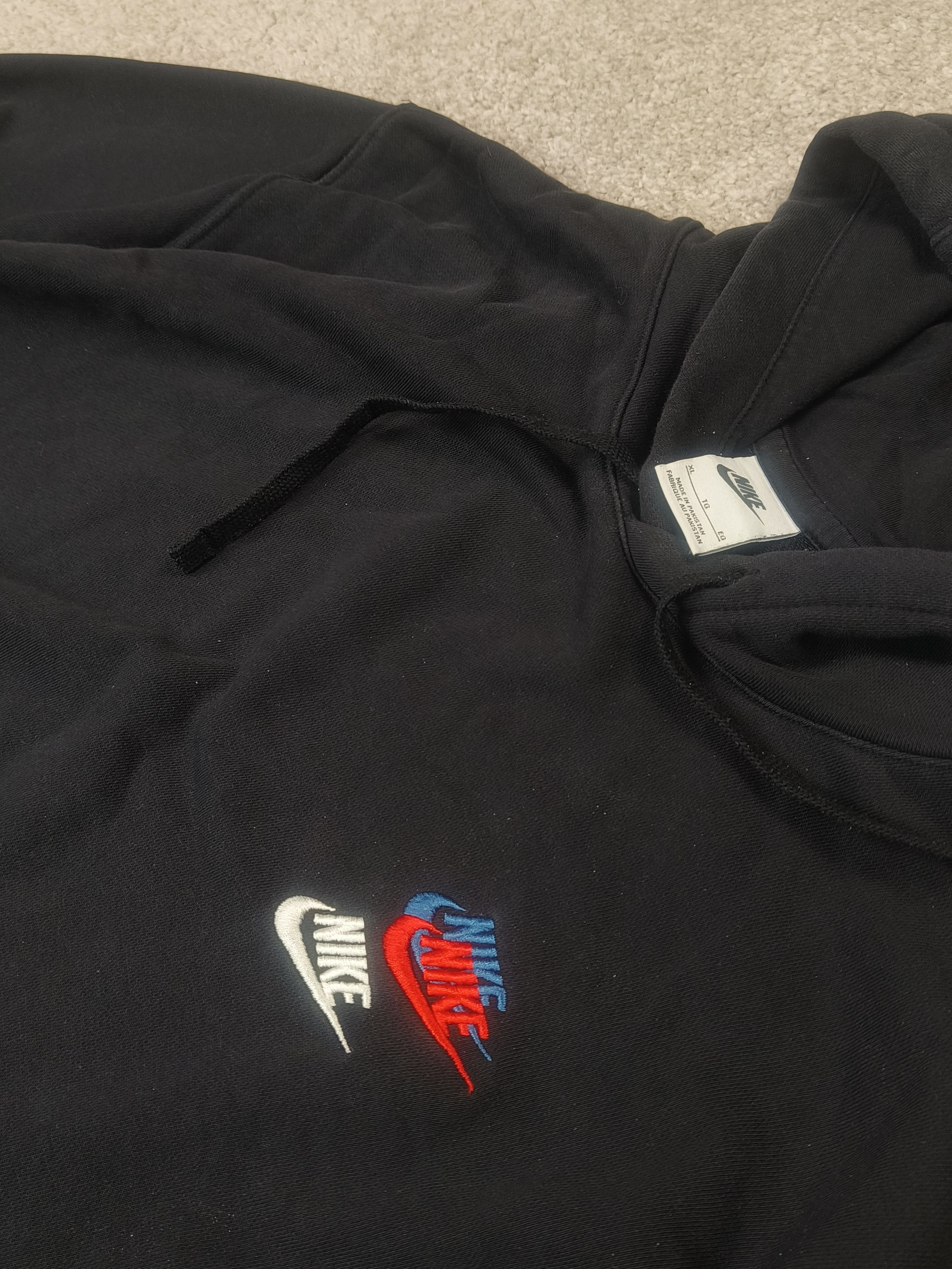 Nike Nike Multi Swoosh NSW French Terry Vtg Style Washed Hoodie Size US XL / EU 56 / 4 - 3 Thumbnail