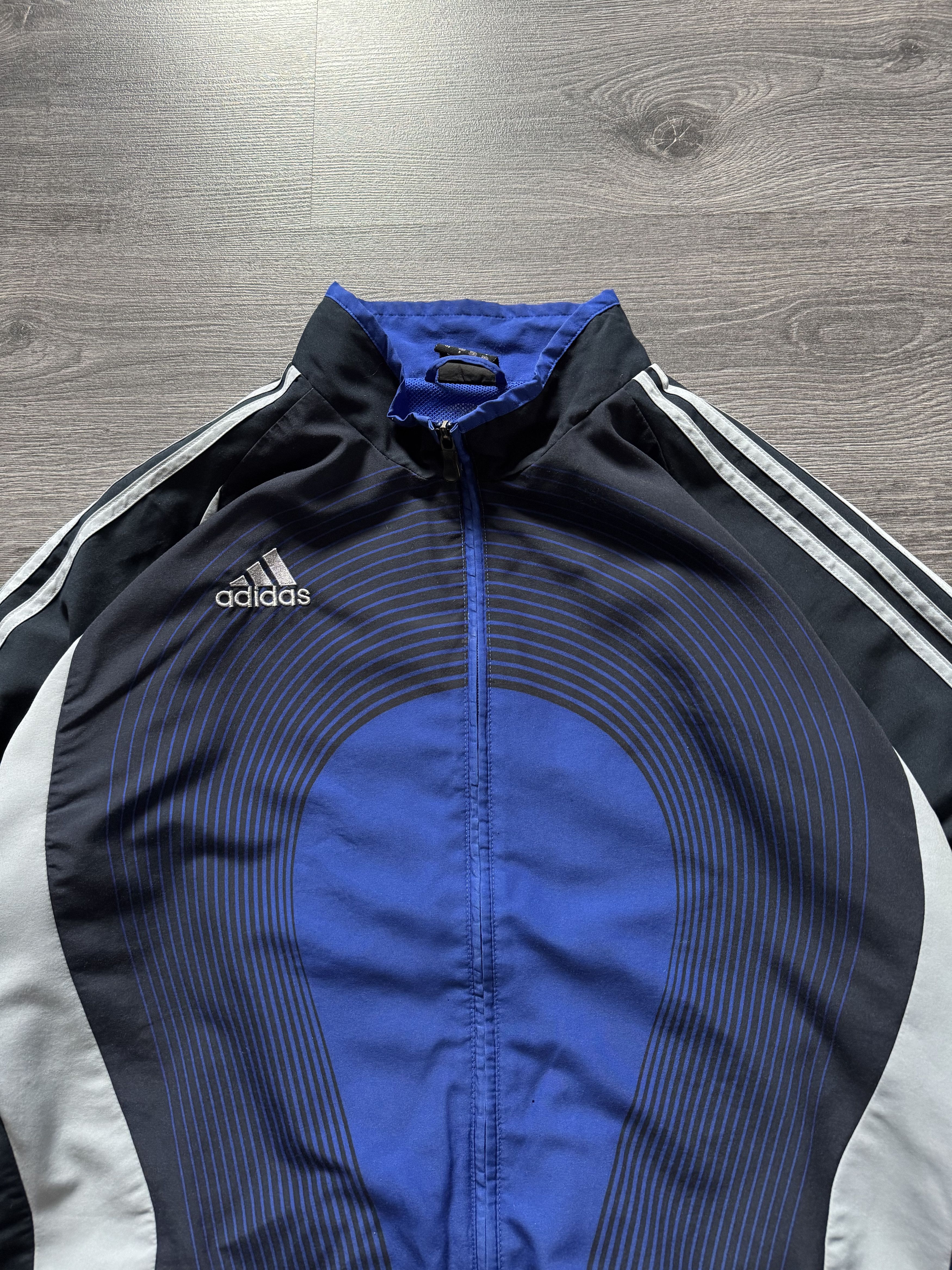 Adidas Vintage 00s Adidas Baggy Track Suit Windbreaker + Pants Size US XXL / EU 58 / 5 - 3 Thumbnail