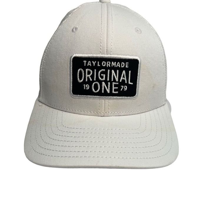 TAYLORMADE Heritage A-Frame Snapback Hat /Ivory Blue / Golf Cap