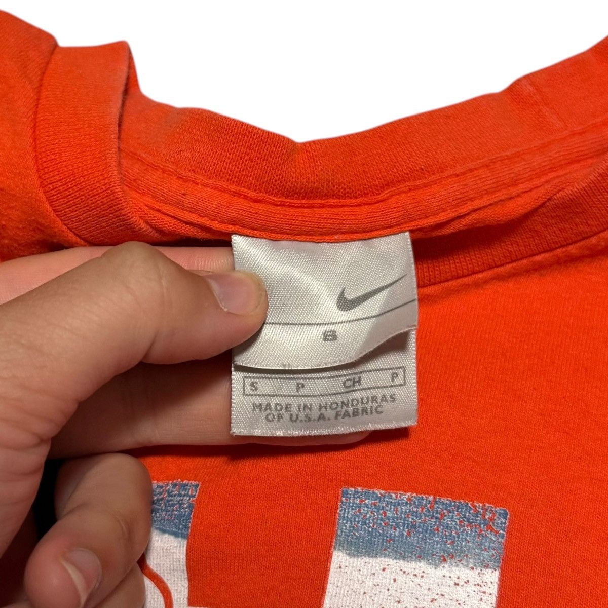 Nike × Vintage 2004 Nike Orange Stained Honolulu Marathon Shirt Adult Small Size US S / EU 44-46 / 1 - 10 Thumbnail