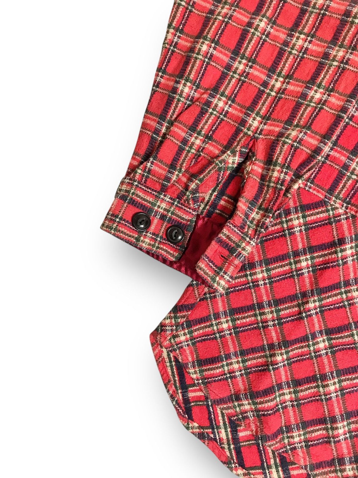 Vintage East Boy Double Pocket Vintage Plaid Outer Flannel Size US XL / EU 56 / 4 - 4 Thumbnail