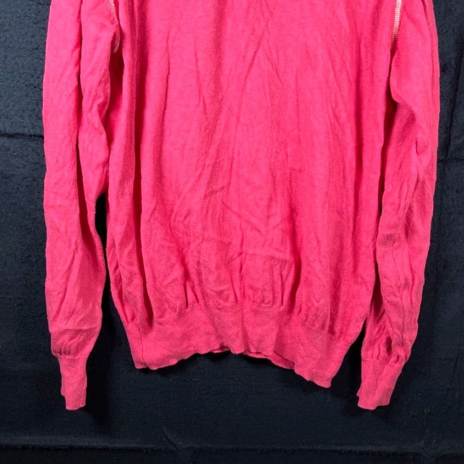 Peter Millar Peter Millar Sweatshirt Men Pink Beige 1/4 Zip Pullover Cashmere Blend XL Pullover Knit Sweater Solid V-Neck Size US XL / EU 56 / 4 - 3 Thumbnail