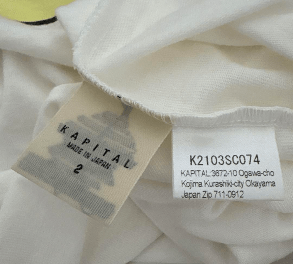 Kapital Capital Tenjiku Crew T-Shirt Size US M / EU 48-50 / 2 - 7 Thumbnail