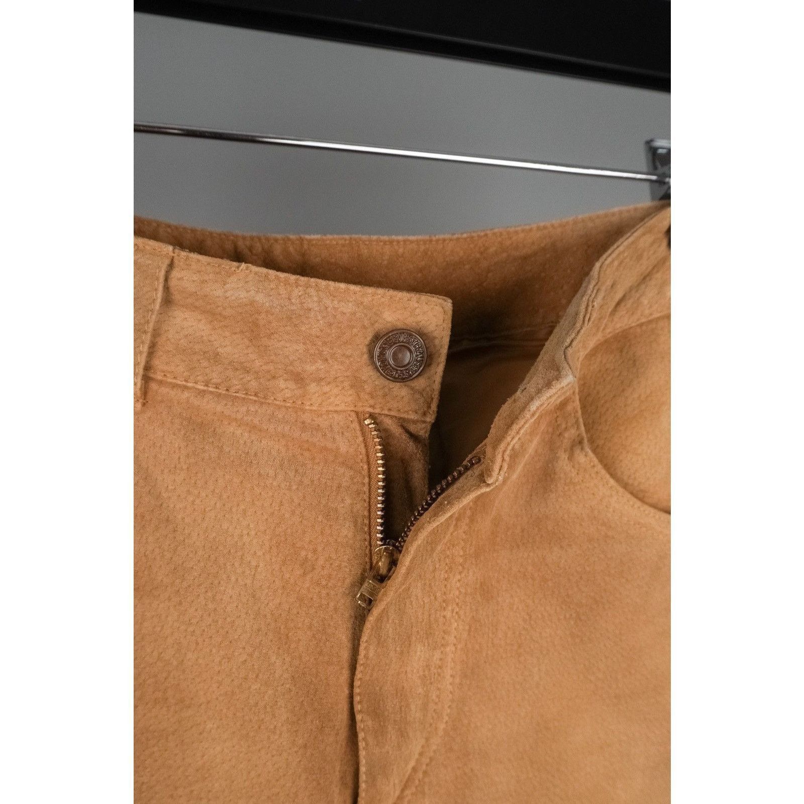 Levi's Vintage levis strauss bootcut real suede leather brown pants Size US 28 / EU 44 - 7 Thumbnail