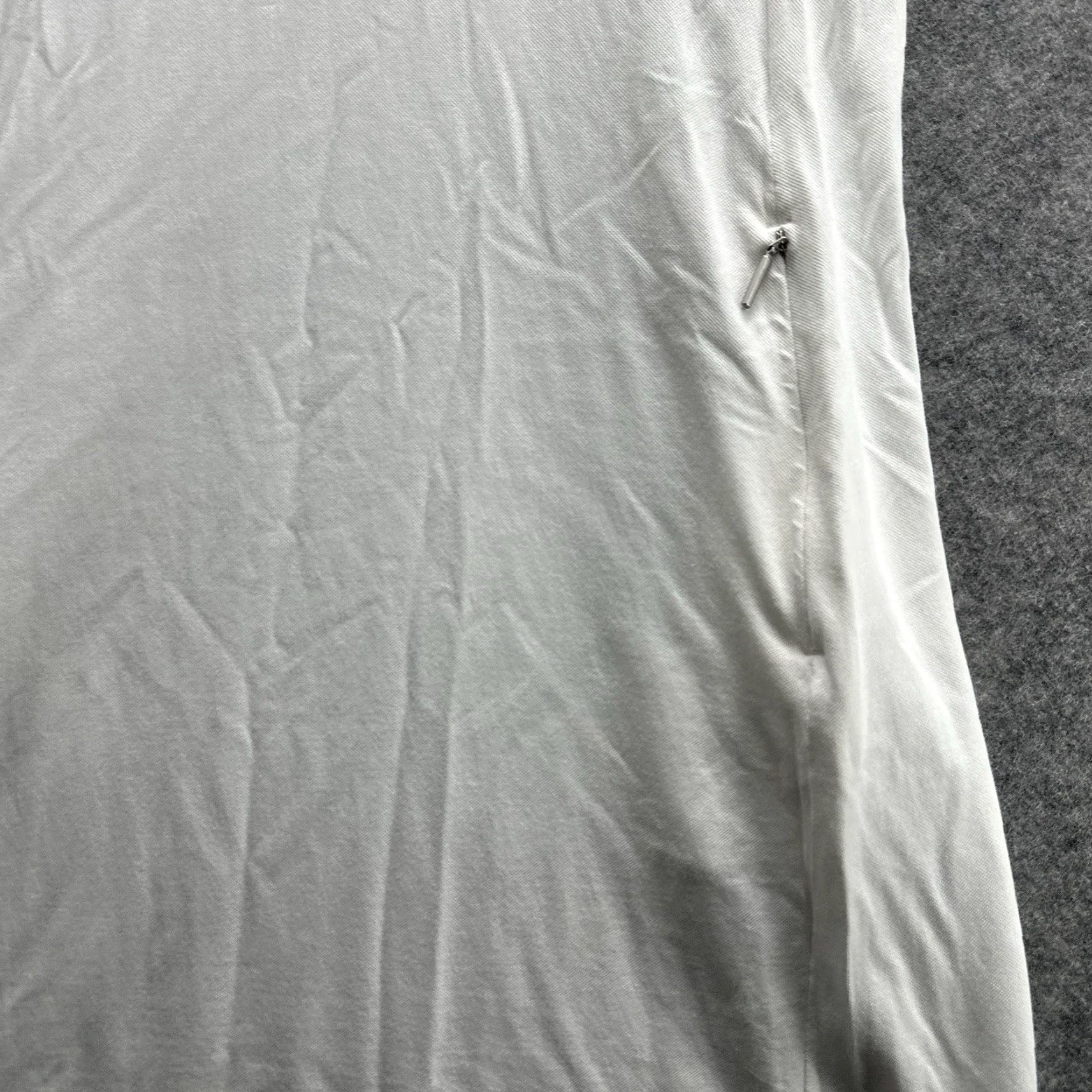 KJUS Kjus Mini Dress M White Sleeveless Sport Fit V-Neck Solid Golf Tennis Pickleball 90s Womens Size M / US 6-8 / IT 42-44 - 6 Thumbnail