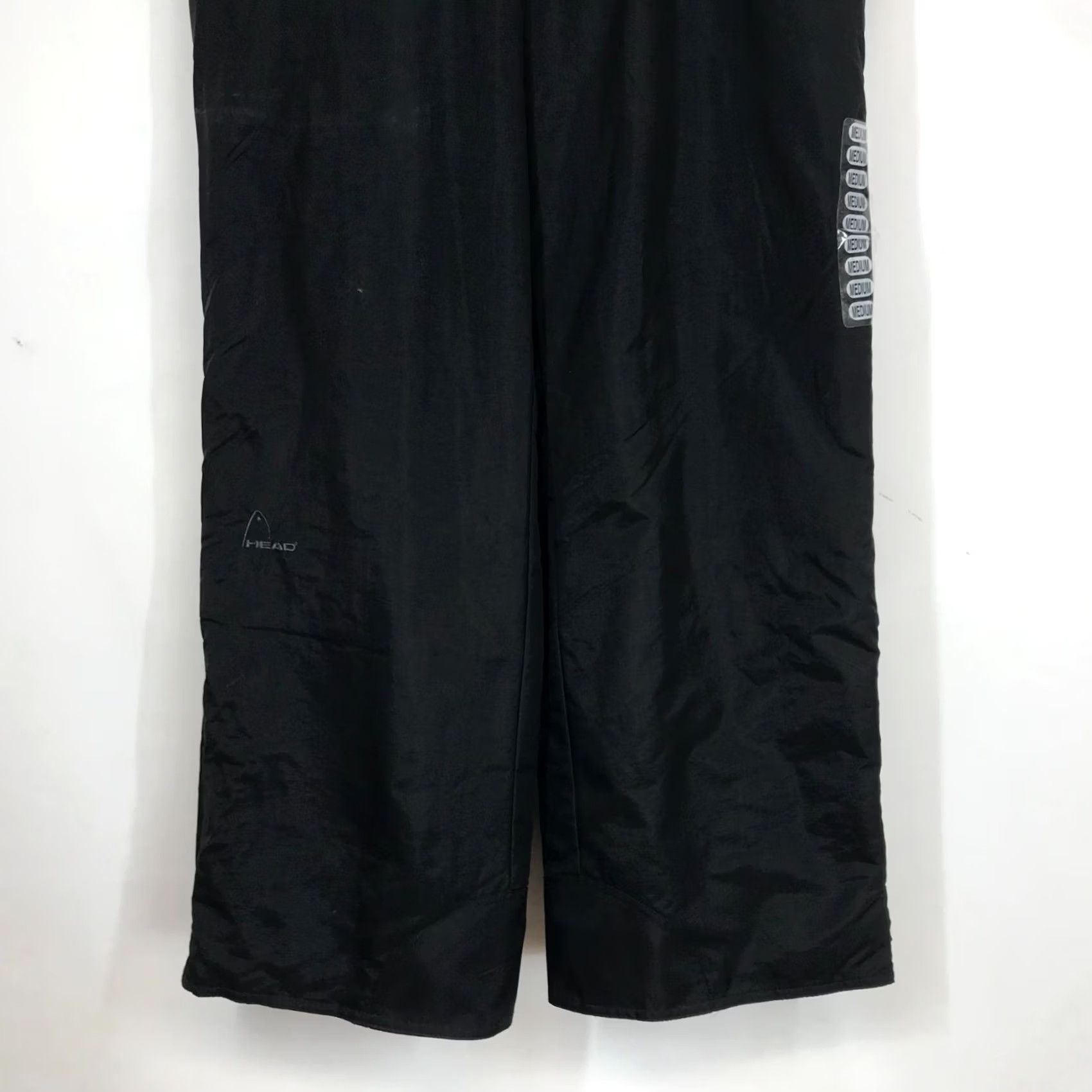 Vintage HEAD - LADIES MEDIUM - BLACK SNOW PANTS - Size 32" / US 10 / IT 46 - 3 Thumbnail