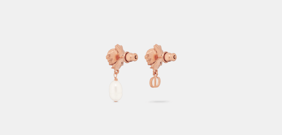 Dior o1w1db10424 Size: OS D-Millefiori Earrings in White/Pink Size ONE SIZE - 4 Thumbnail