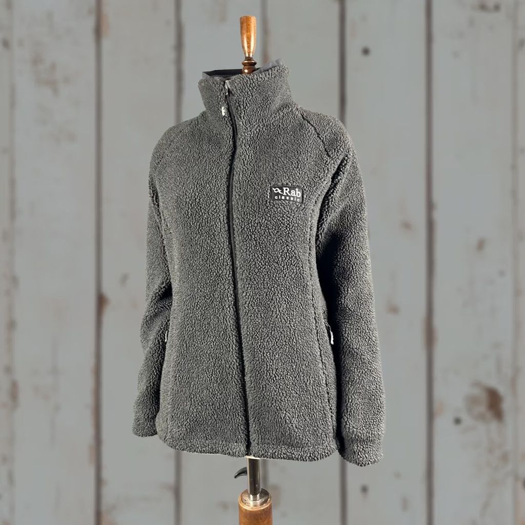 Rab RAB Jacket Womens M Gray Pile Size Polyester Comfrot Long Sleeve Fleece Coat Size M / US 6-8 / IT 42-44 - 1 Thumbnail
