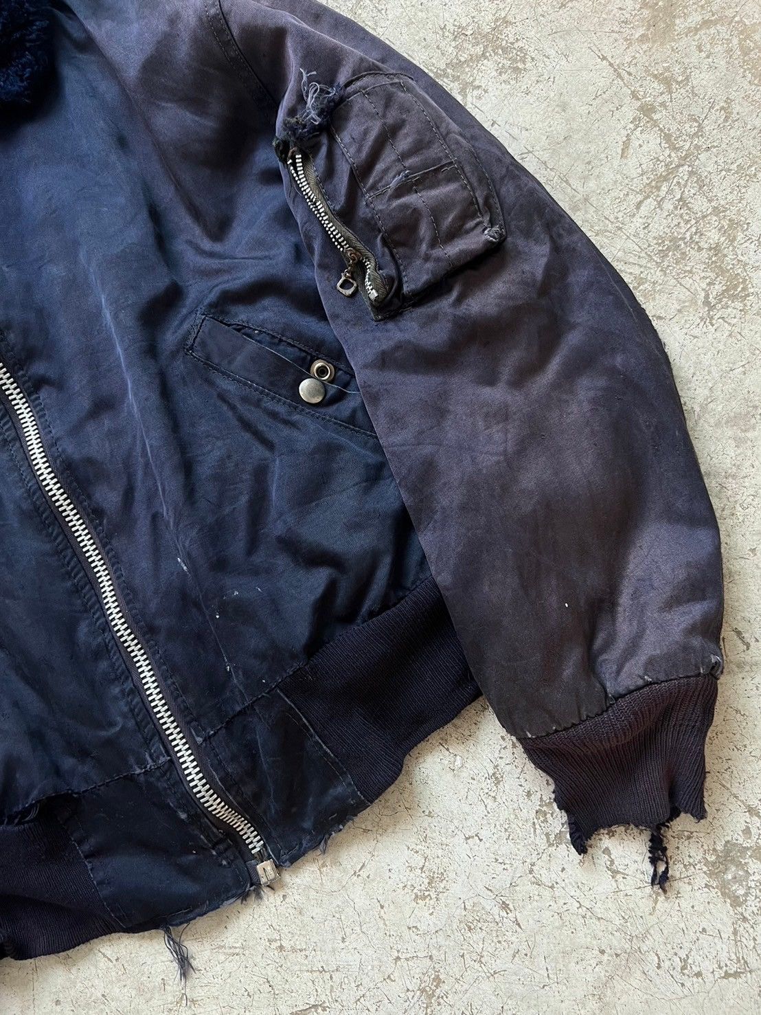 Vintage Vintage Aldencrest Line Fur Bomber Flight Jacket Size US M / EU 48-50 / 2 - 7 Thumbnail