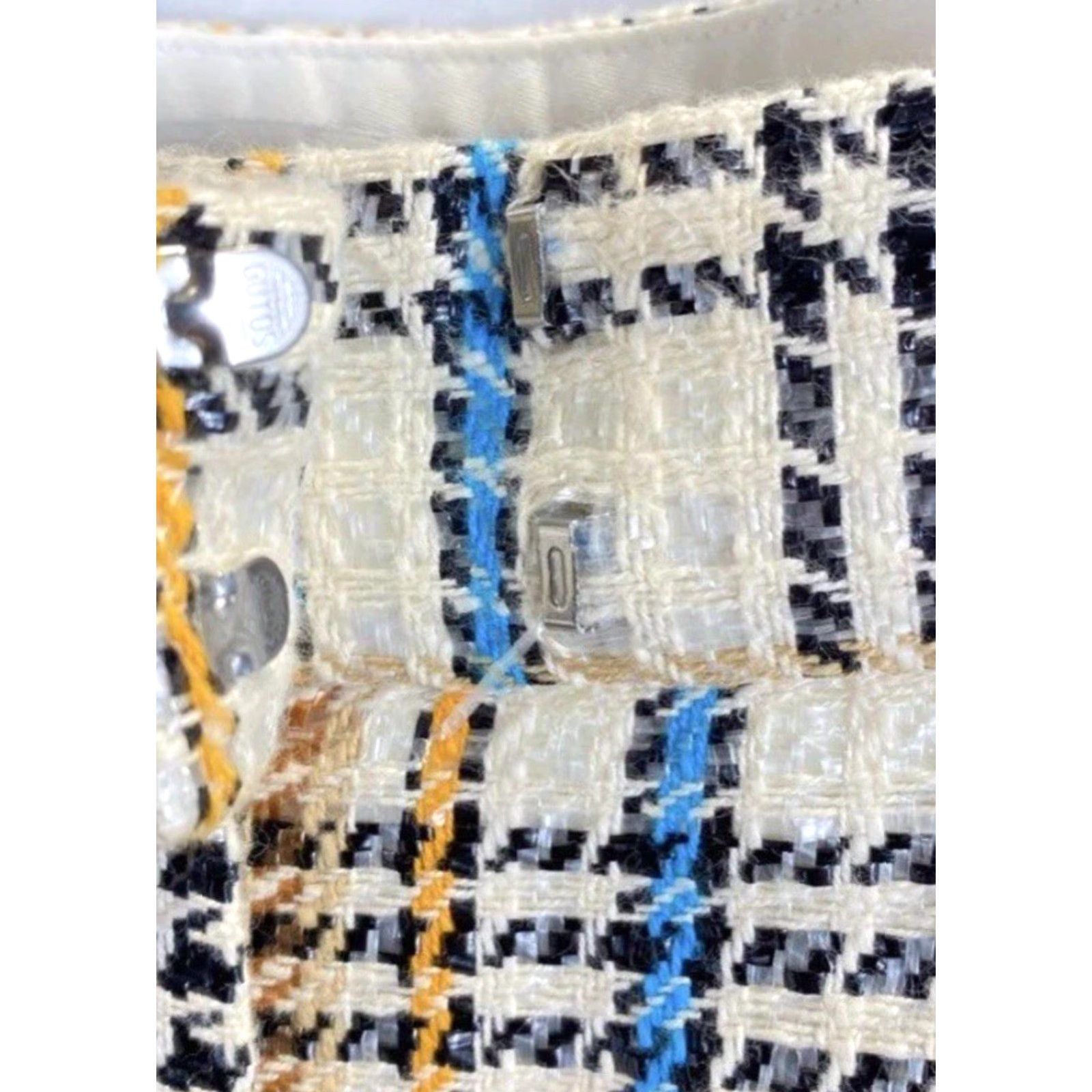MSGM MSGM Milano Women Pants Beige Multicolor Plaid Stripe Dress Pants 42 US 14 Mens, Womens Size 28" / US 6 / IT 42 - 4 Thumbnail
