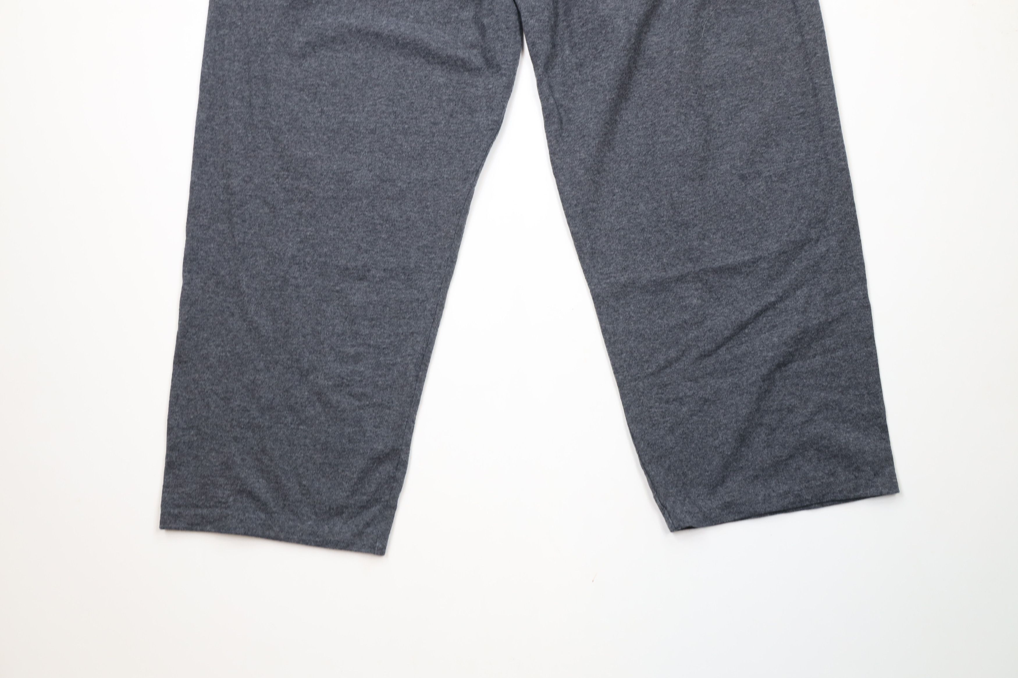 Russell Athletic × Vintage Vintage 90s Russell Athletic Lightweight Wide Leg Pants Gray Size US 34 / EU 50 - 11 Thumbnail