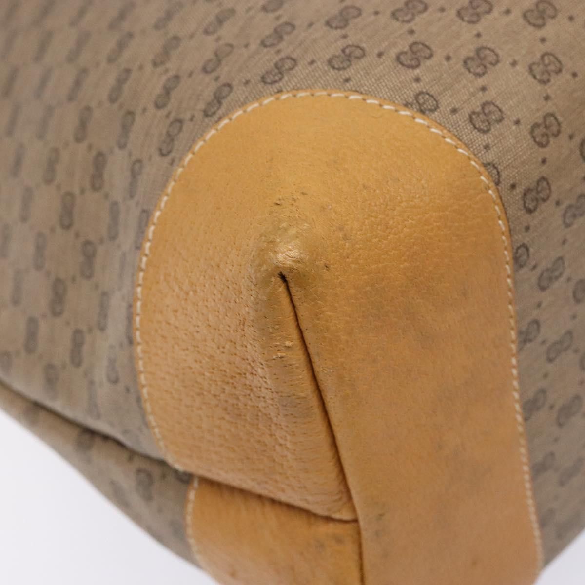 Gucci GUCCI Micro GG Supreme Tote Bag Pvc Beige Gold Size ONE SIZE - 11 Thumbnail