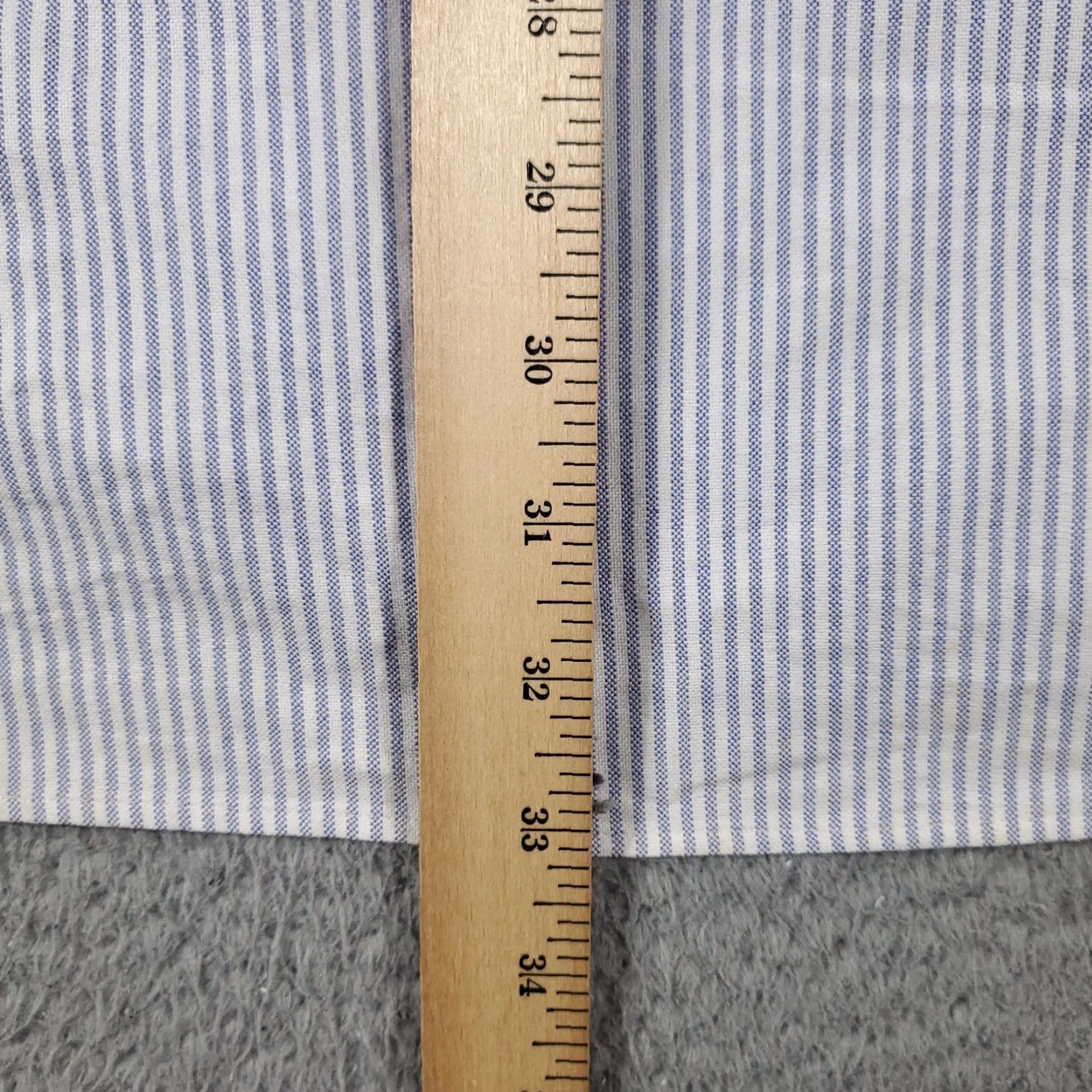 Ralph Lauren Ralph Lauren Shirt Mens 16 Blue Striped Dress Button Up Long Sleeve Size 42R - 7 Thumbnail