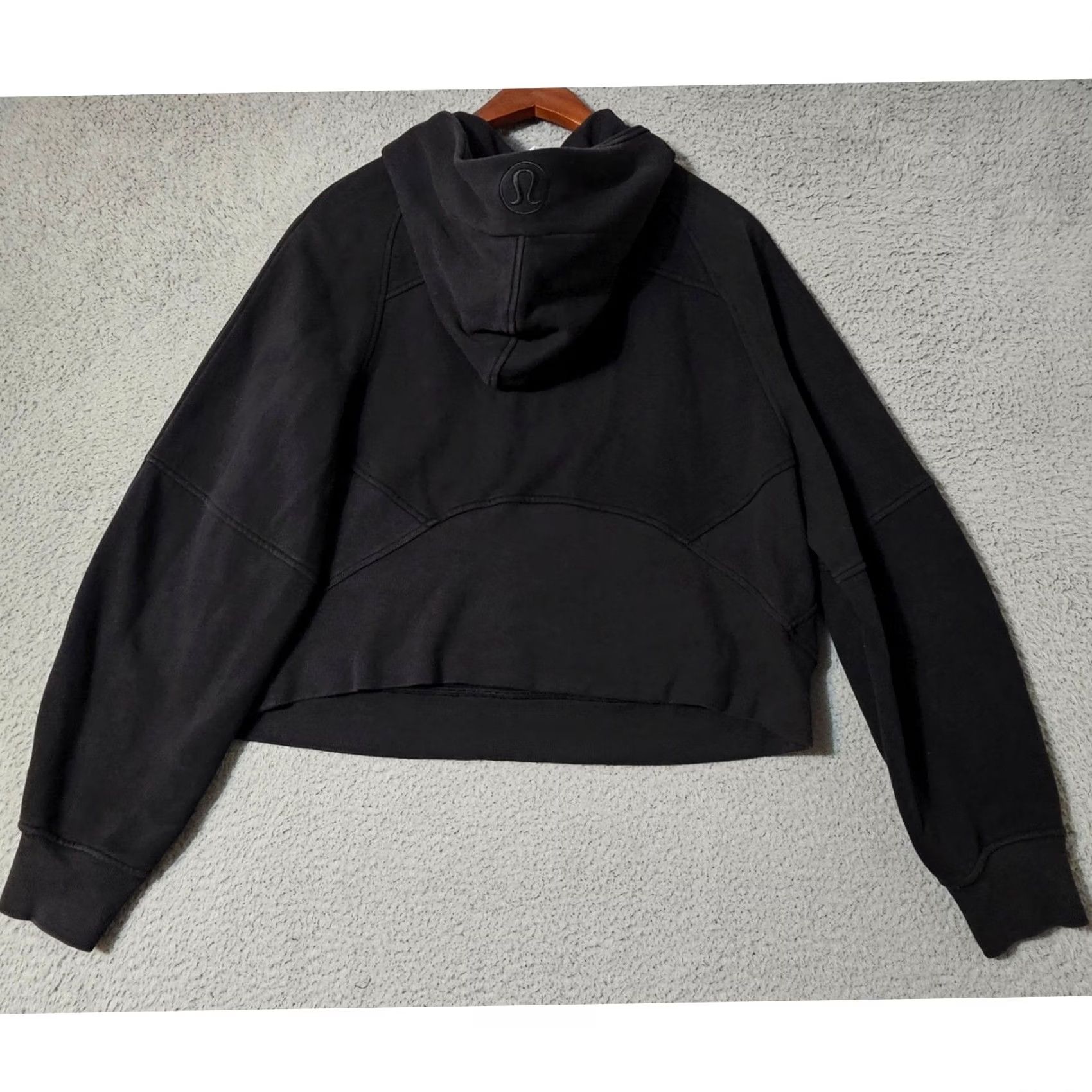 Lululemon Lululemon Hoodie Oversized 1/2 Zip Black M/L Size M / US 6-8 / IT 42-44 - 2 Thumbnail