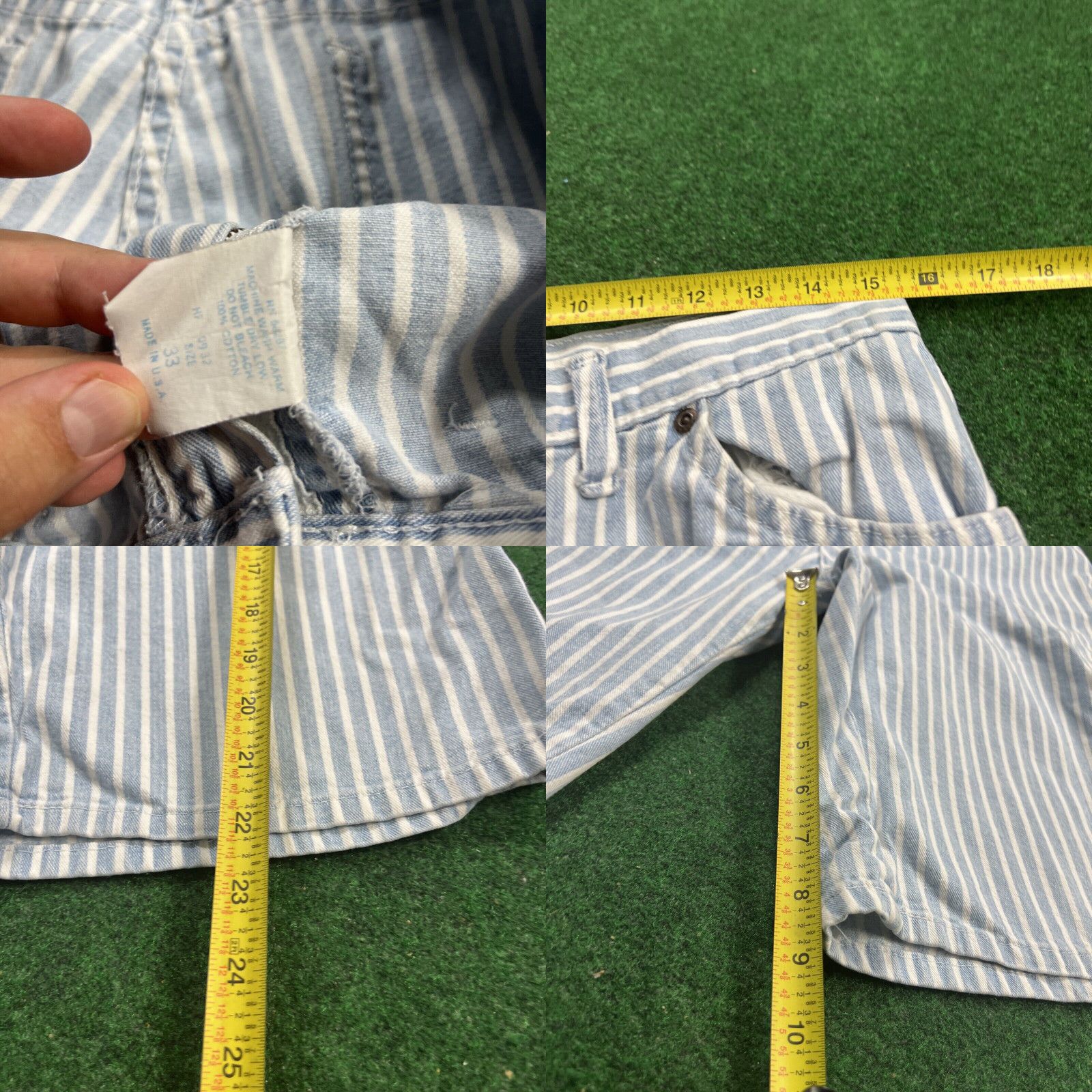 Vintage Vintage 90's Bristol Blues Denim Short Size. 33" Measures. 31X9 See Photos Size 24" / US 00 / IT 34 - 8 Thumbnail