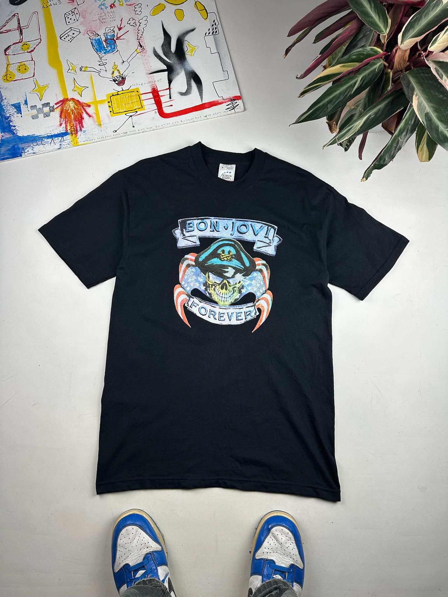 Band Tees Vintage BON JOVI FOREVER Tour Tee Size US M / EU 48-50 / 2 - 1 Thumbnail
