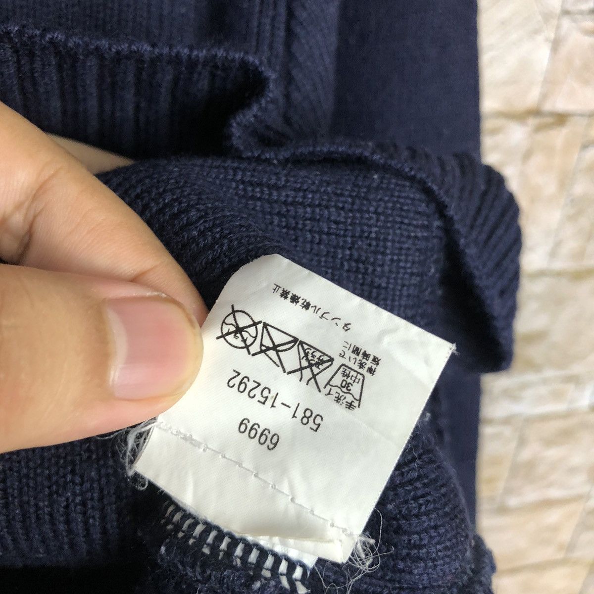 Vintage Leminor Pour Opaque France Dark Blue sweatshirt Hoodie #A712 Size US M / EU 48-50 / 2 - 12 Thumbnail