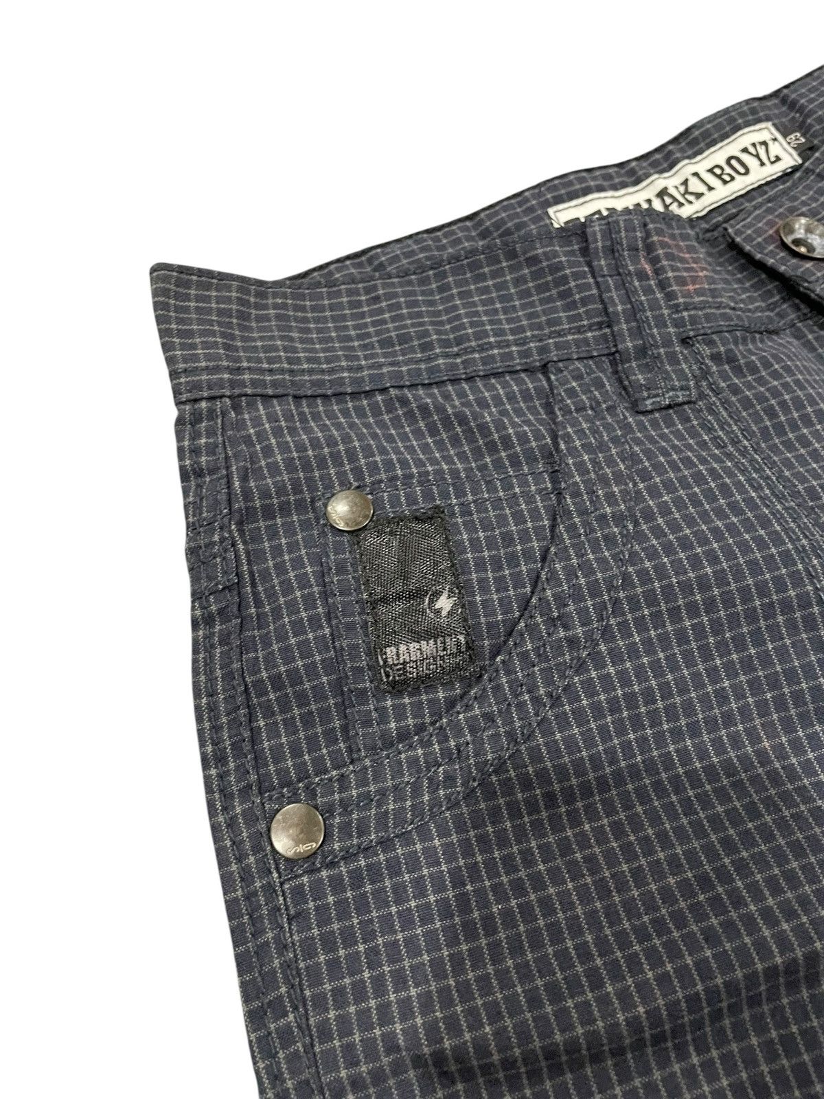 Japanese Brand Teriyaki Boyz⭐️ Fragment Design Checkered Pants Size US 29 - 16 Thumbnail