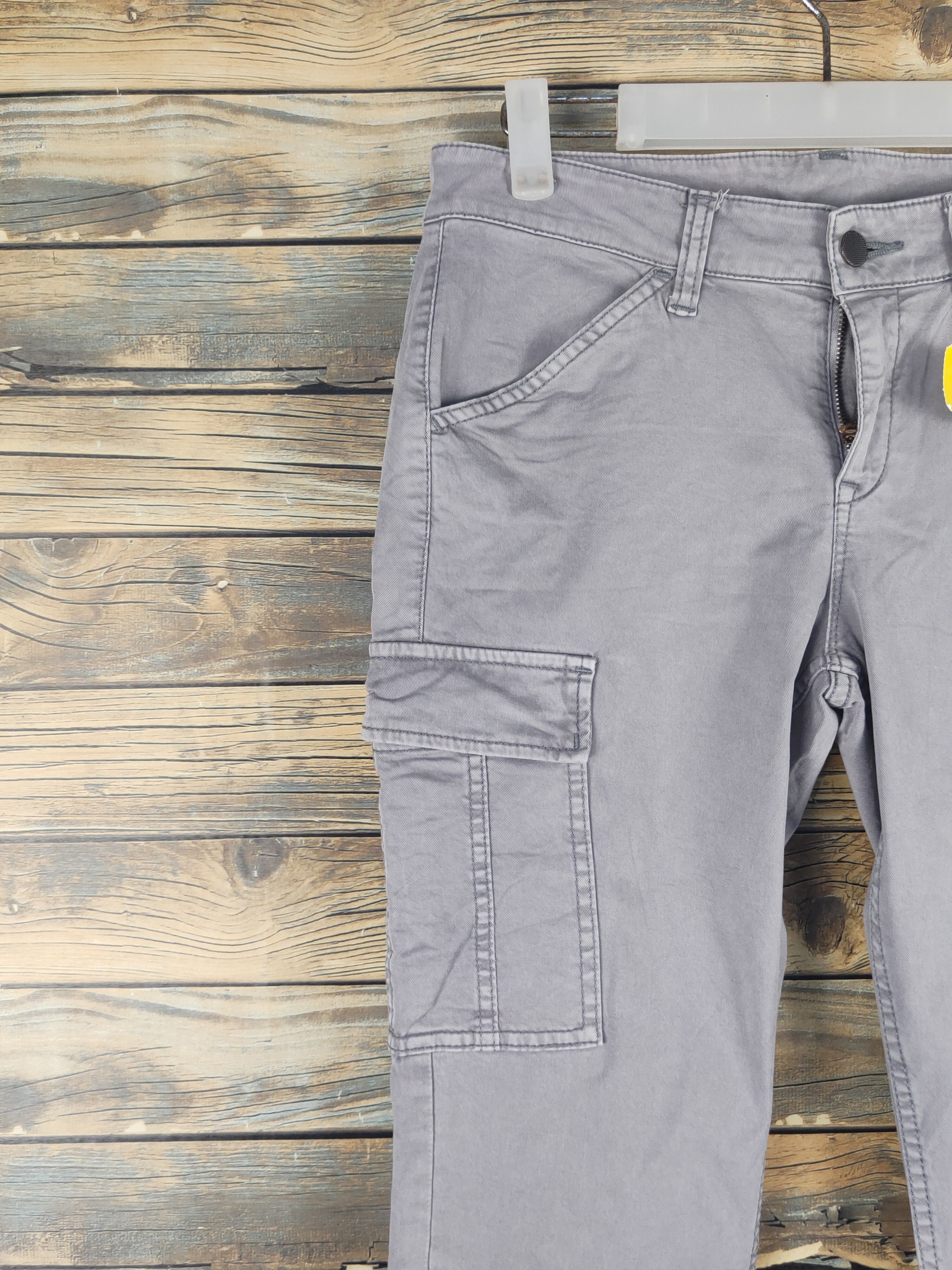 Japanese Brand DL Uniqlo Gray Multipocket Tactical Cargo Pants #1528 Size 28" / US 6 / IT 42 - 3 Thumbnail