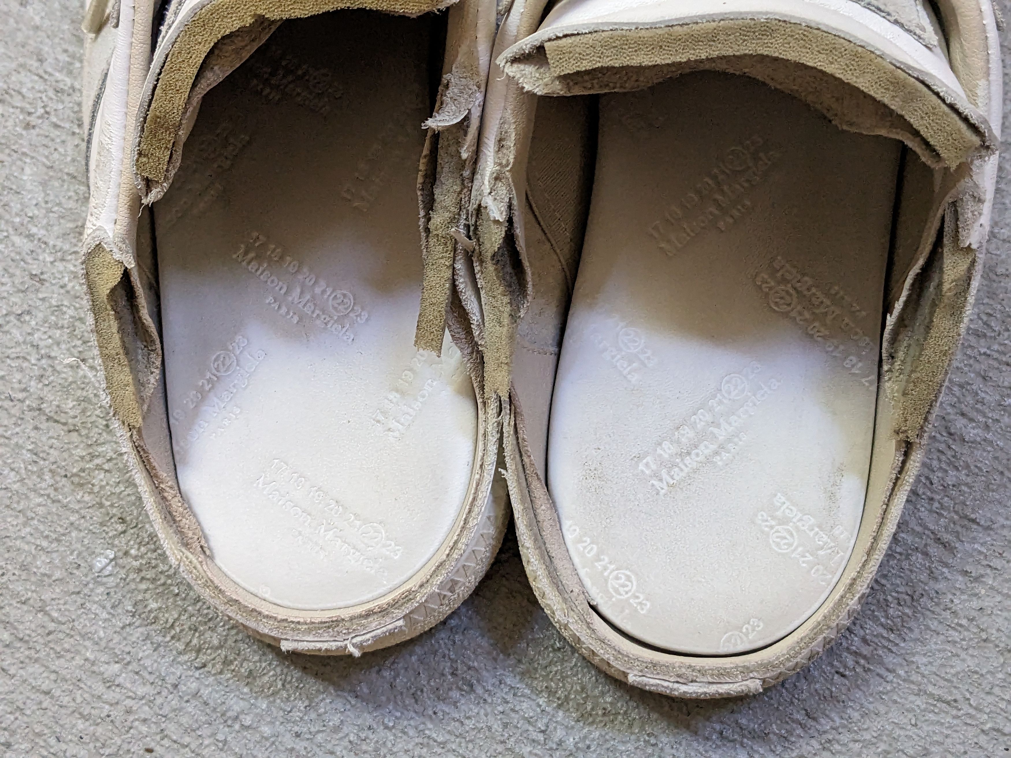 Maison Margiela Maison Margiela GAT Replica White Gray 7 40 Suede Leather Size US 7 / EU 40 - 11 Thumbnail