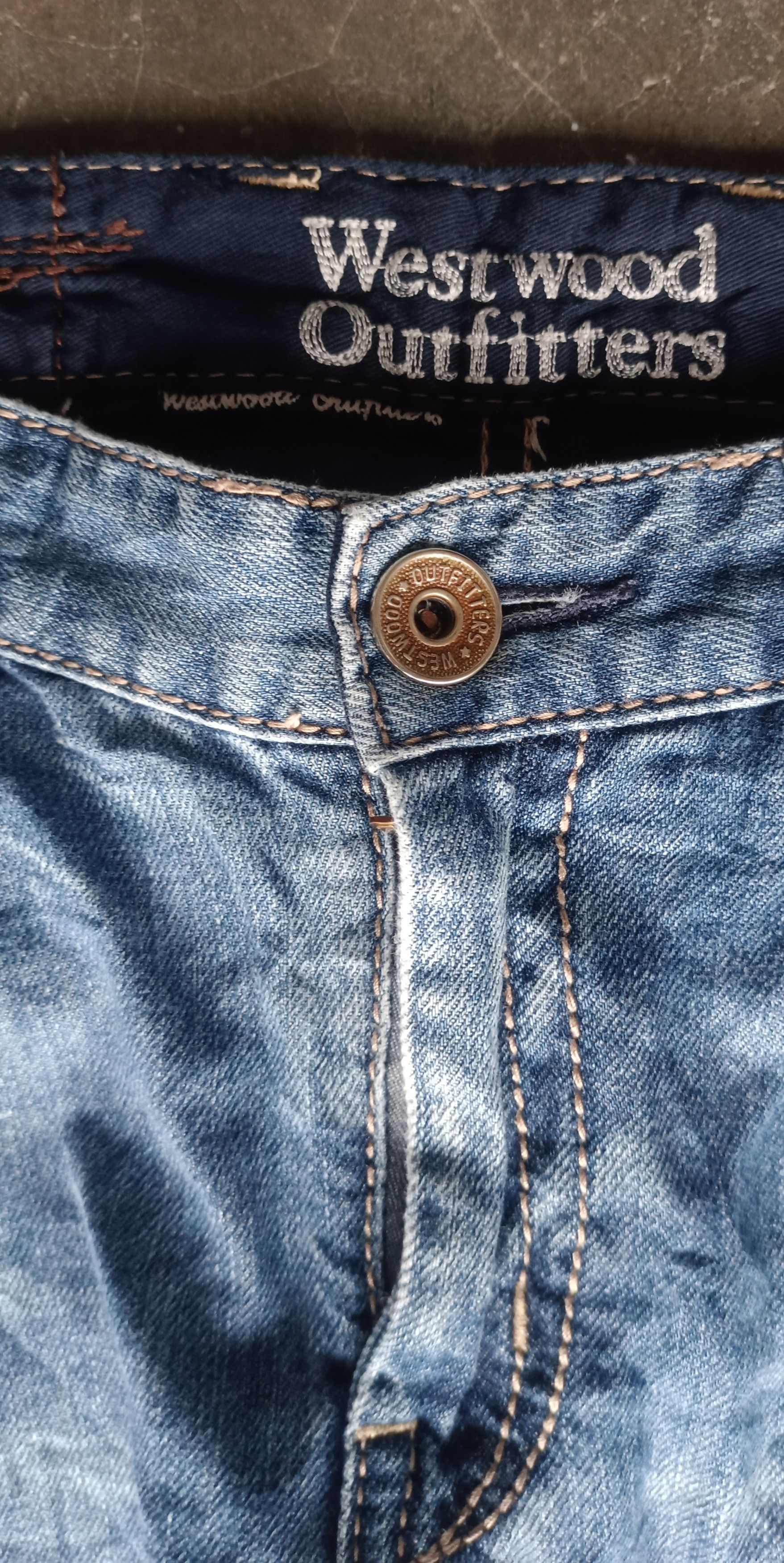 Japanese Brand Vintage💥 Westwood Outfitters Distressed jeans Size US 31 - 13 Thumbnail
