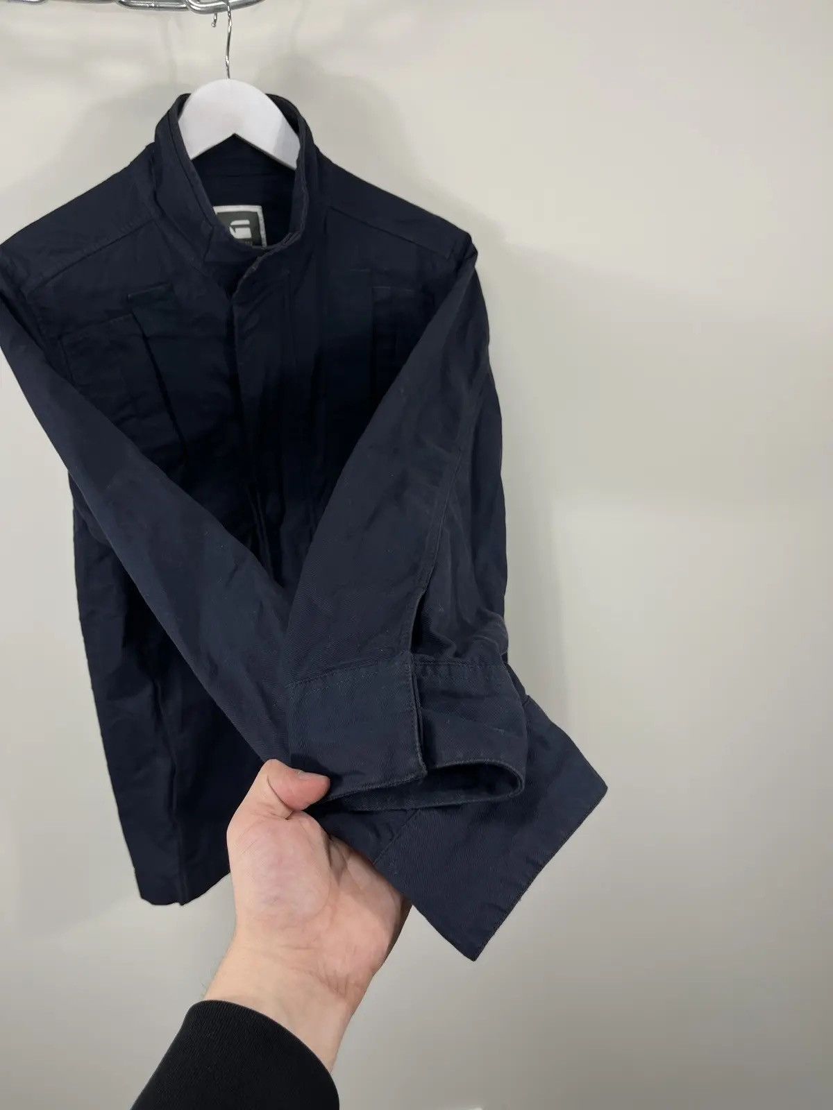 G-Star × Vintage Vintage G-Star Raw Y2K Navy Avant Garde Japanese Hype Jacket Size US M / EU 48-50 / 2 - 5 Thumbnail