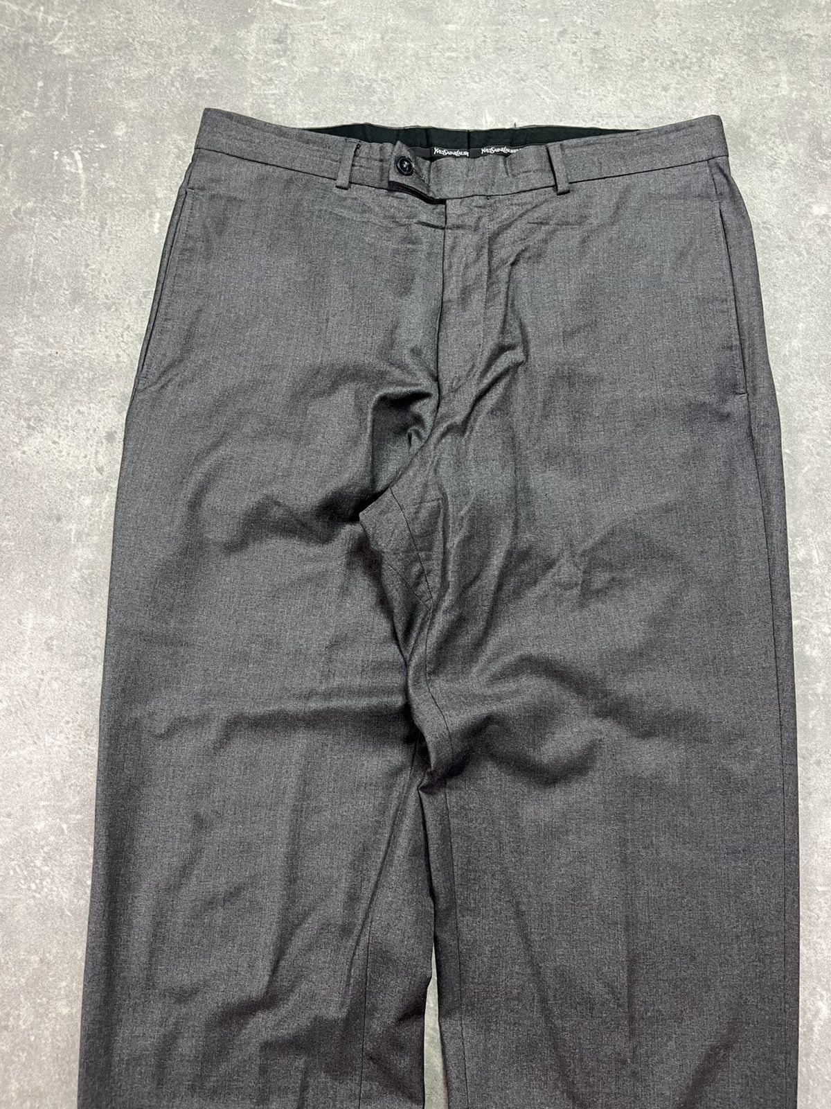 Yves Saint Laurent 90s Yves Saint Laurent YSL Vintage Wool Casual Pants 52 Size US 36 / EU 52 - 3 Thumbnail