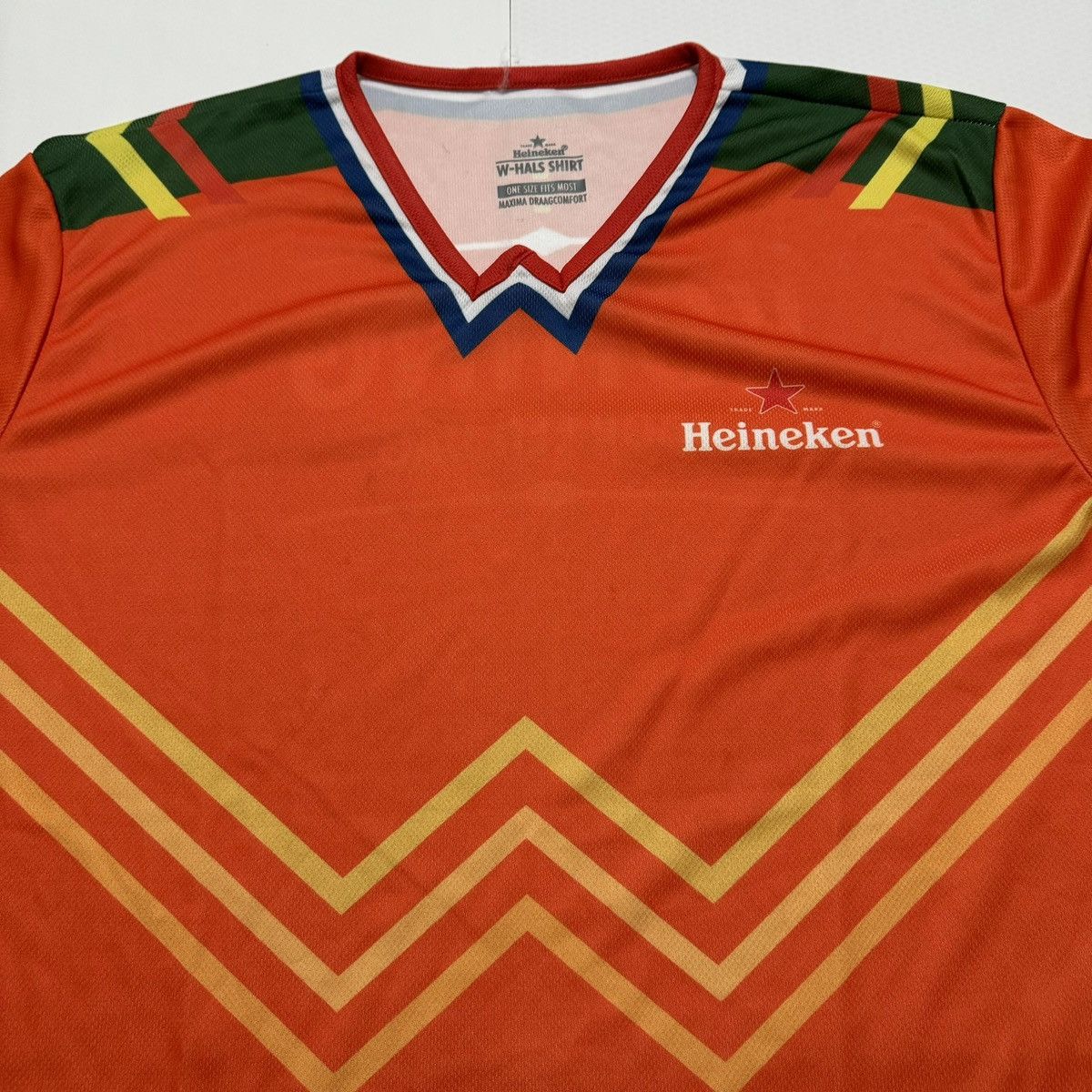 Heineken Heineken Koningvoor Een Dag 2016 Netherlands Football W-Hals Size US L / EU 52-54 / 3 - 4 Thumbnail