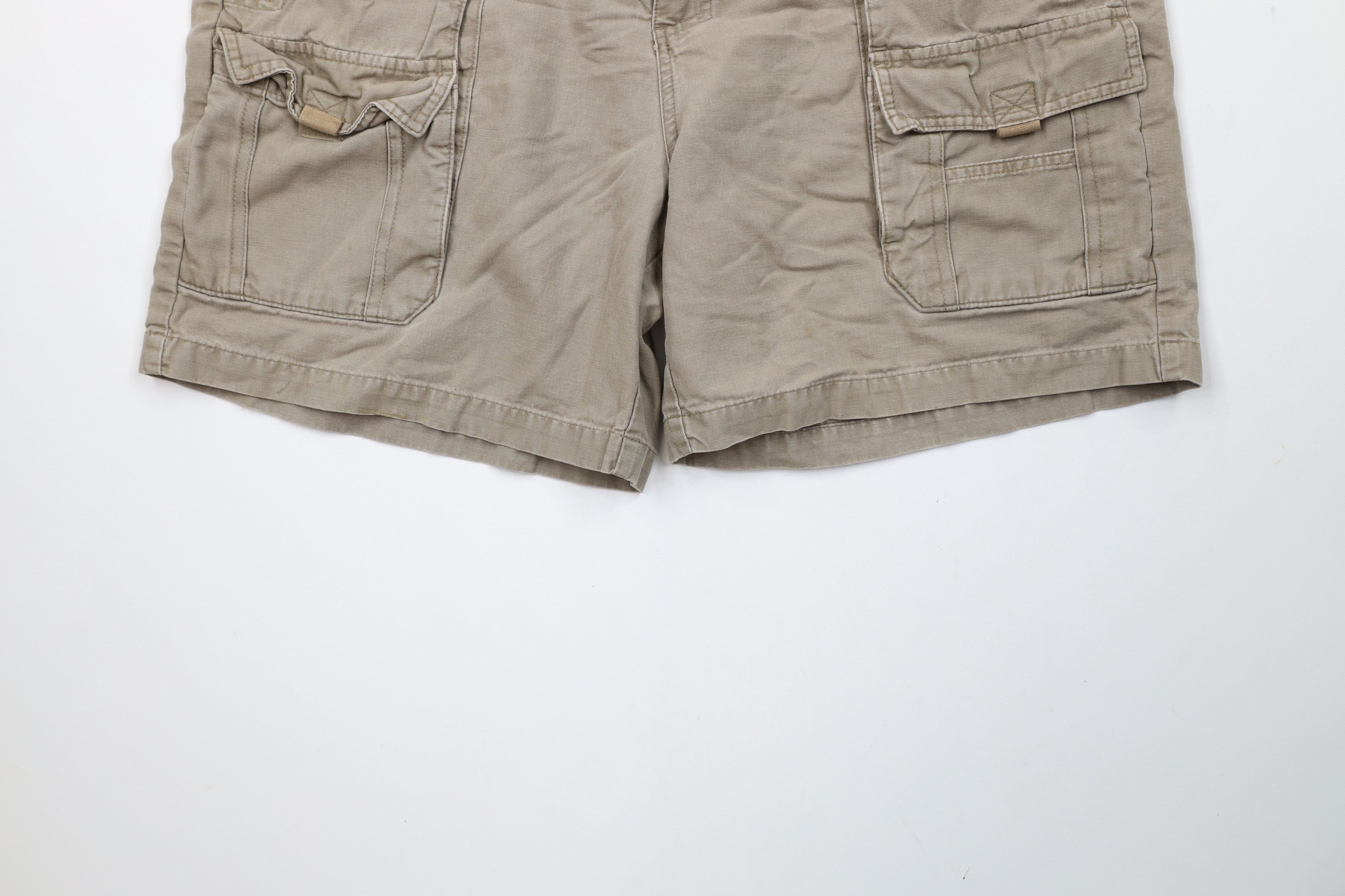 Columbia × Vintage Vintage Columbia Above Knee Cargo Shorts Beige Cotton Size US 36 / EU 52 - 4 Thumbnail