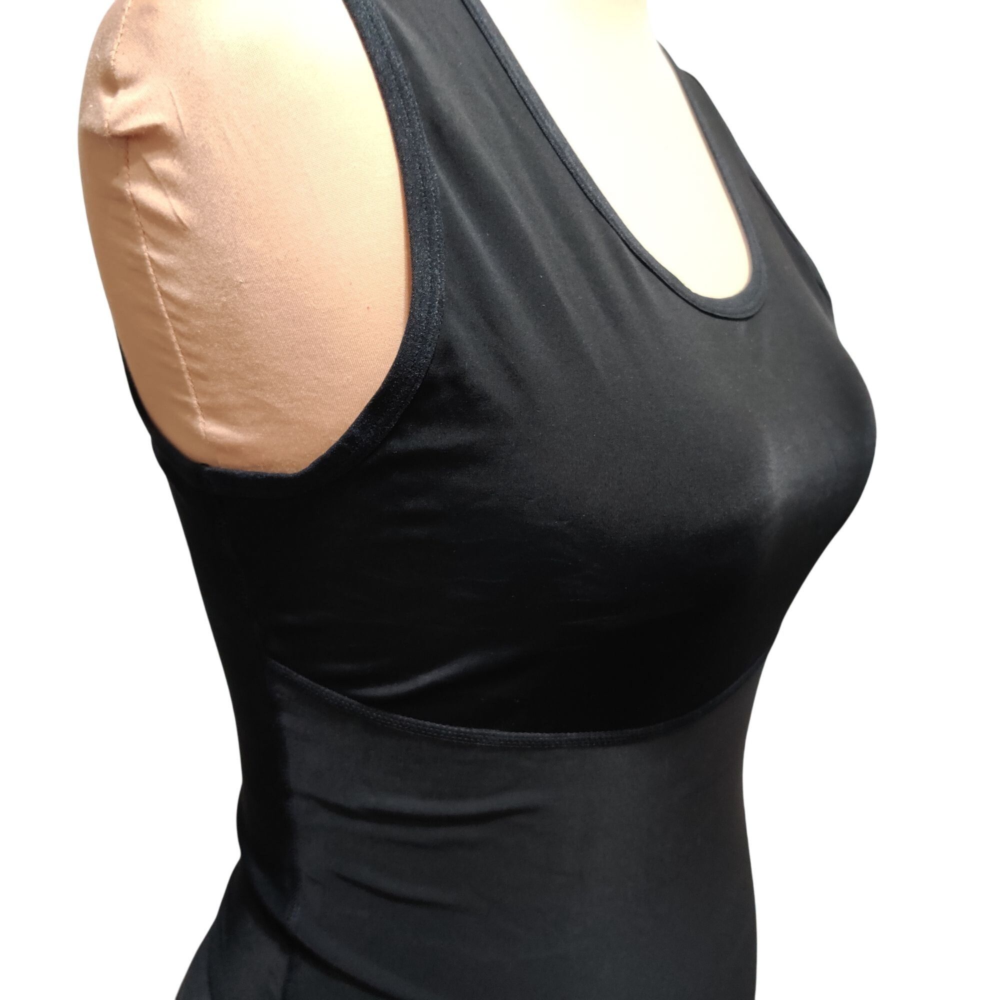 Other LGTFY XL Womens Top Black Shaping Tank Scoop Neck Stretch Co Size ONE SIZE - 3 Thumbnail
