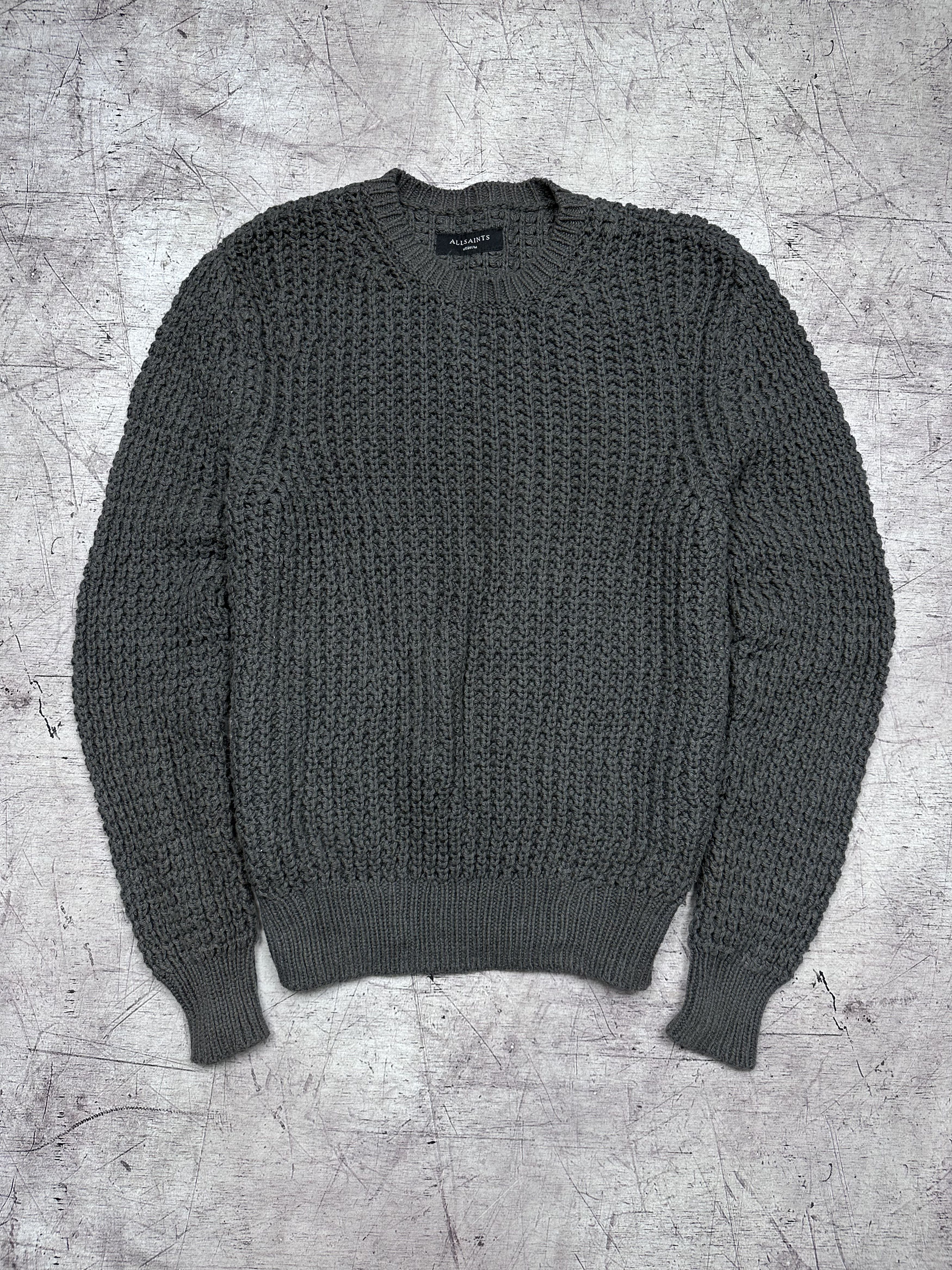 Allsaints Allsaints Mens Ren Crew Neck Knit Sweater Size US M / EU 48-50 / 2 - 1 Thumbnail