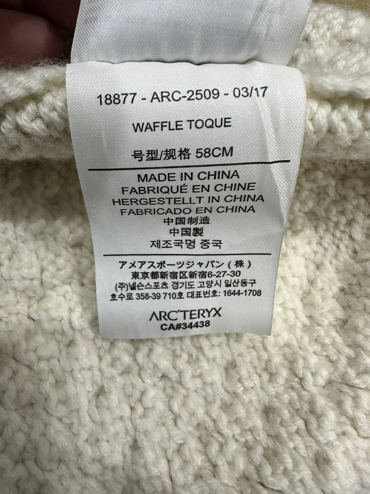 Arc'teryx ARC’TERYX “Waffle Toque” Beanie Size ONE SIZE - 9 Thumbnail