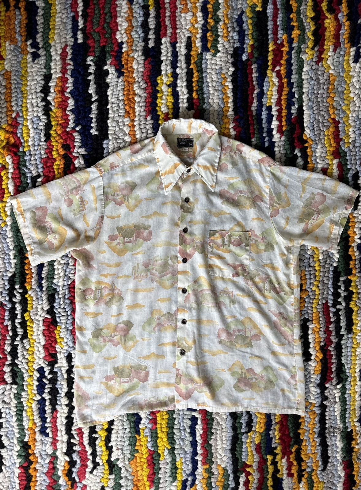 Vintage Vintage JC Pennys Button Up Size US XL / EU 56 / 4 - 1 Thumbnail
