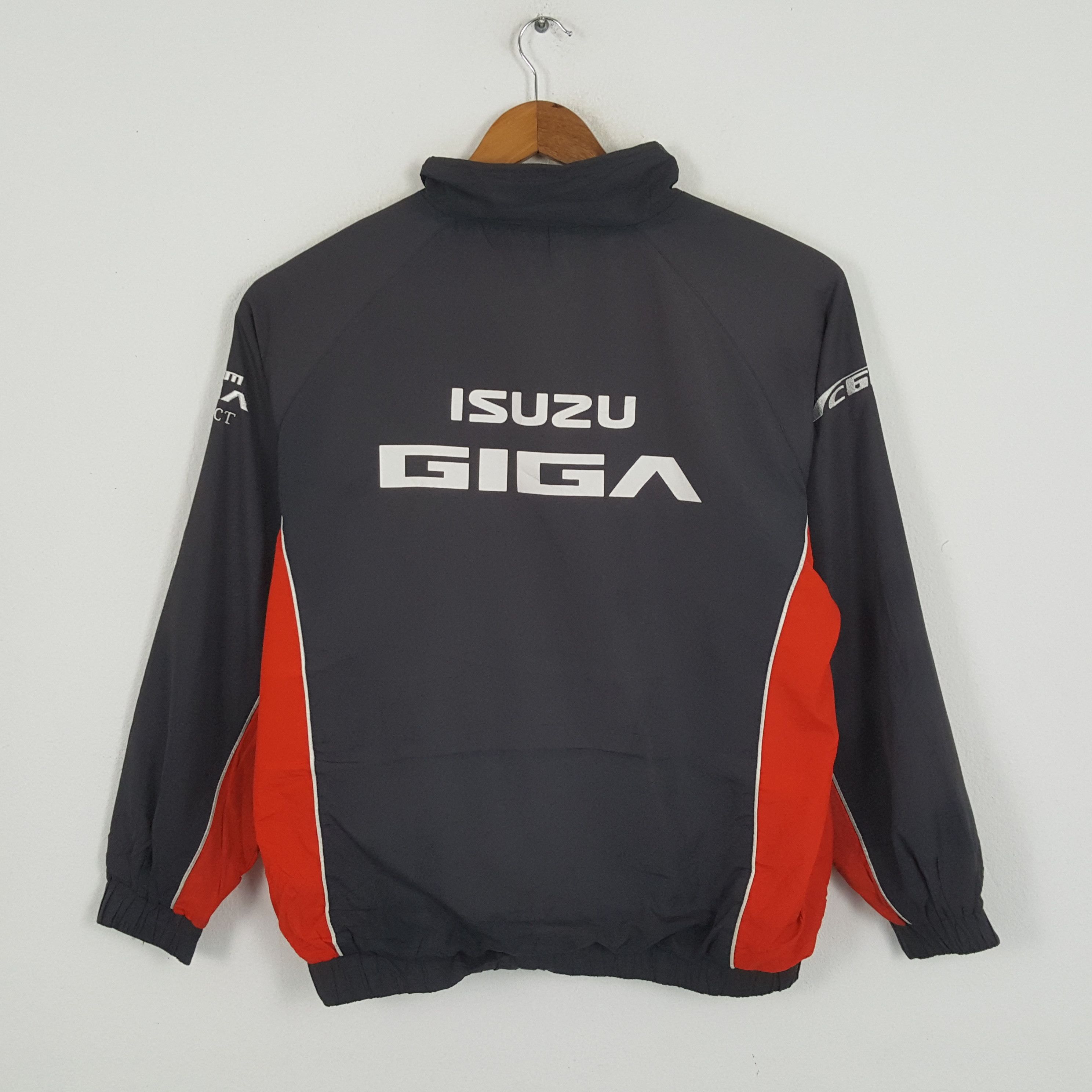Japanese Brand × Vintage Vintage ISUZU GIGA Japanese Vehicles Motorsports Jacket Size US XL / EU 56 / 4 - 1 Thumbnail