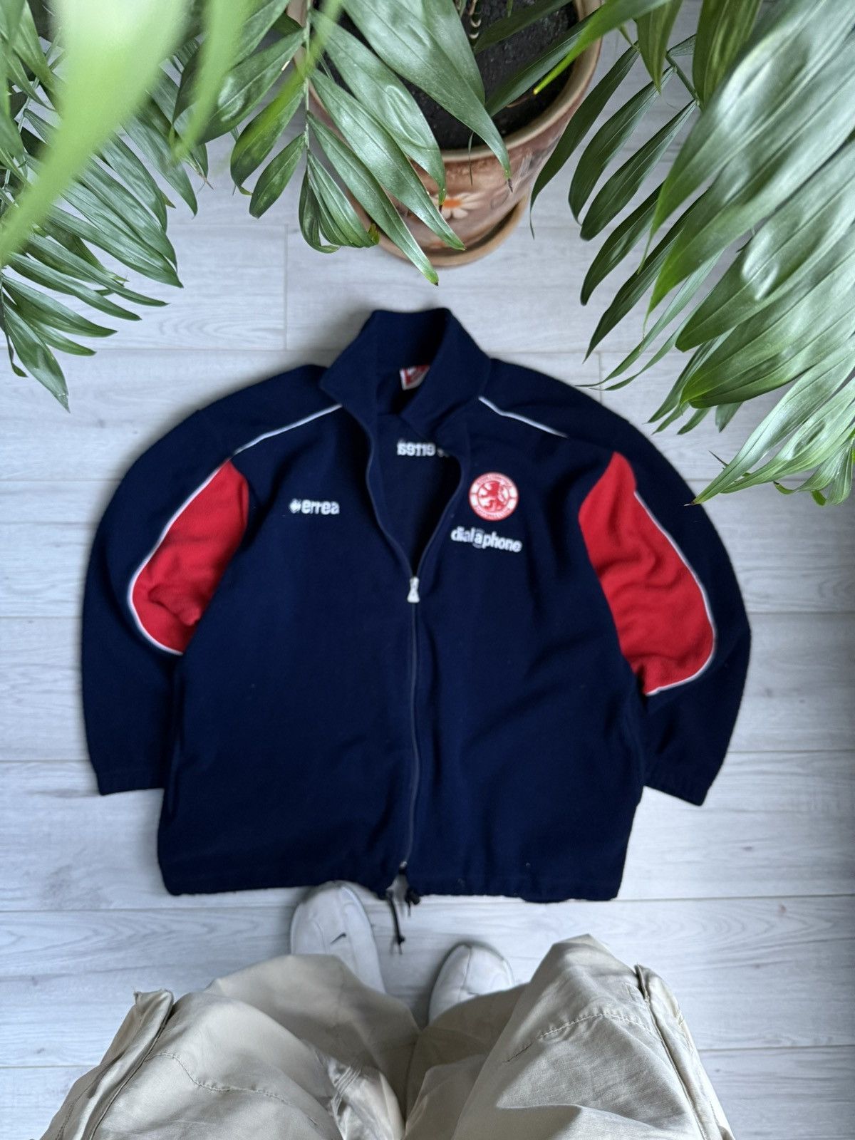Errea × Vintage Vintage Middlesbrough errea fleece jacket soccer jersey Size US L / EU 52-54 / 3 - 1 Thumbnail