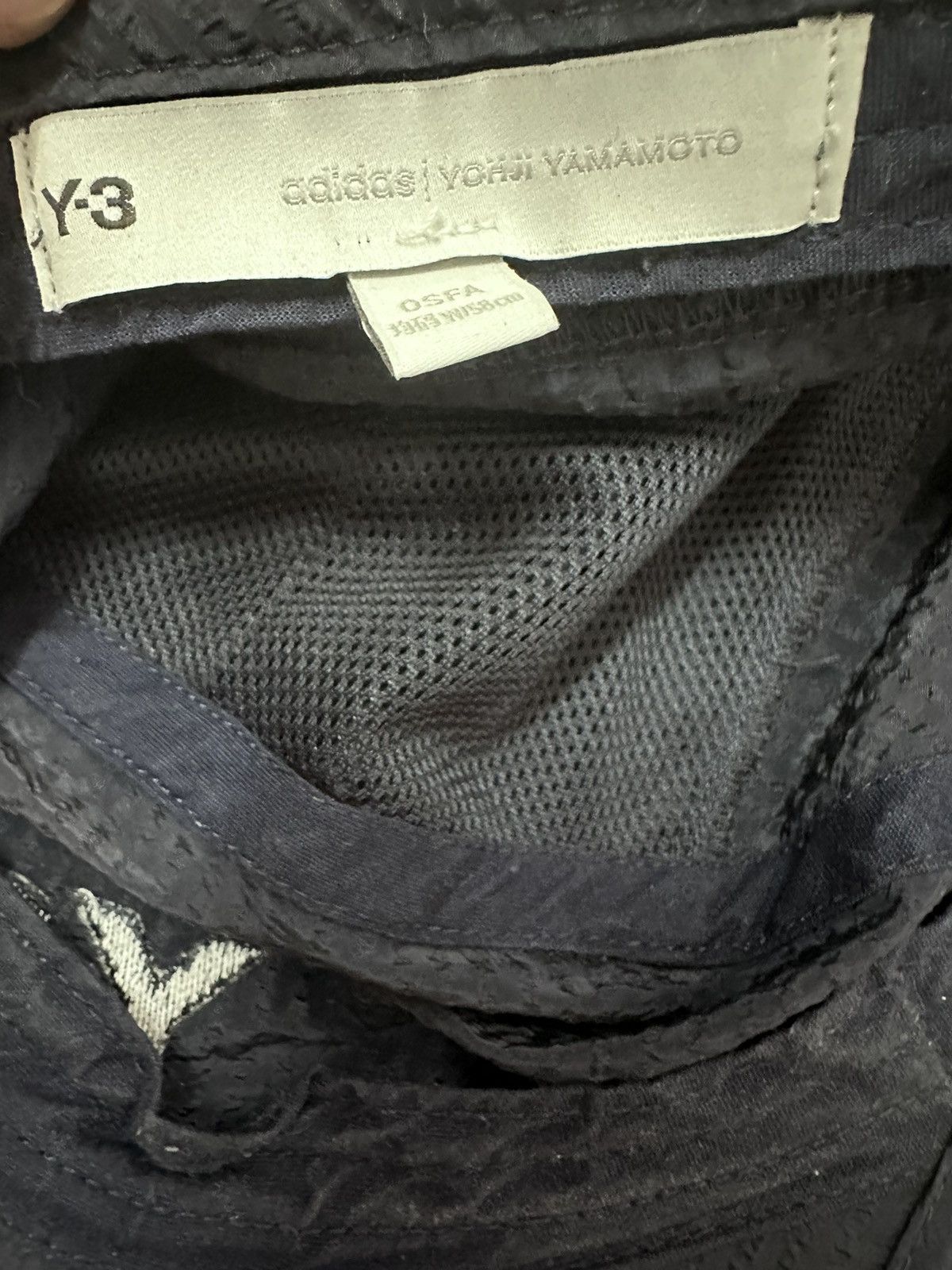 Yohji Yamamoto Adidas Y-3 Yohji Yamamoto 5-Panel Running Cap Hat Size ONE SIZE - 6 Thumbnail