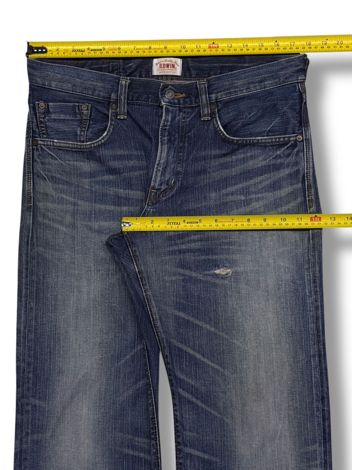 Edwin Vintage 00s Edwin 403XV Denim jeans | Japan Market | W35 Size US 35 - 17 Thumbnail