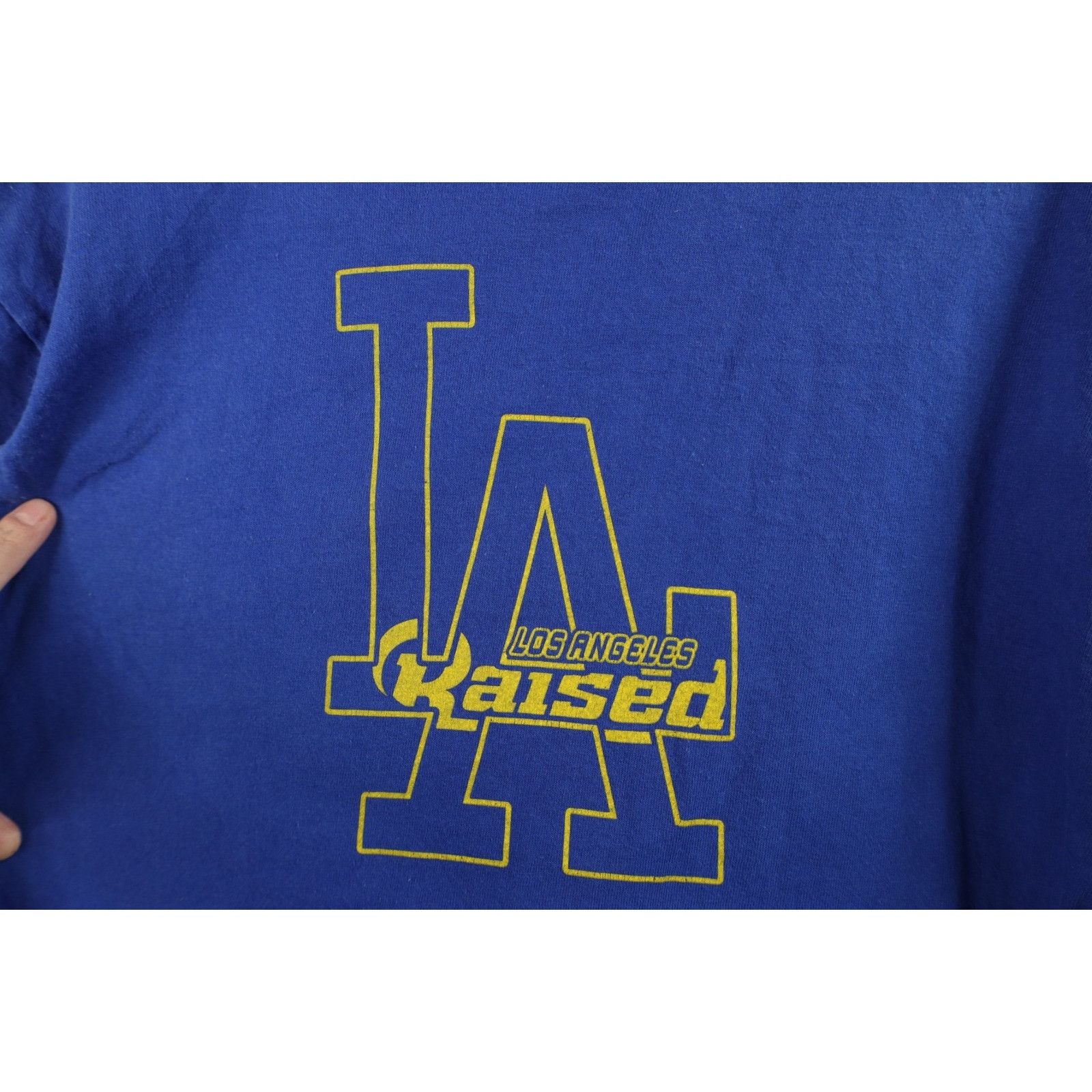 Vintage Y2K Faded Los Angeles Rams LA Rams Football T-Shirt Size US M / EU 48-50 / 2 - 9 Thumbnail