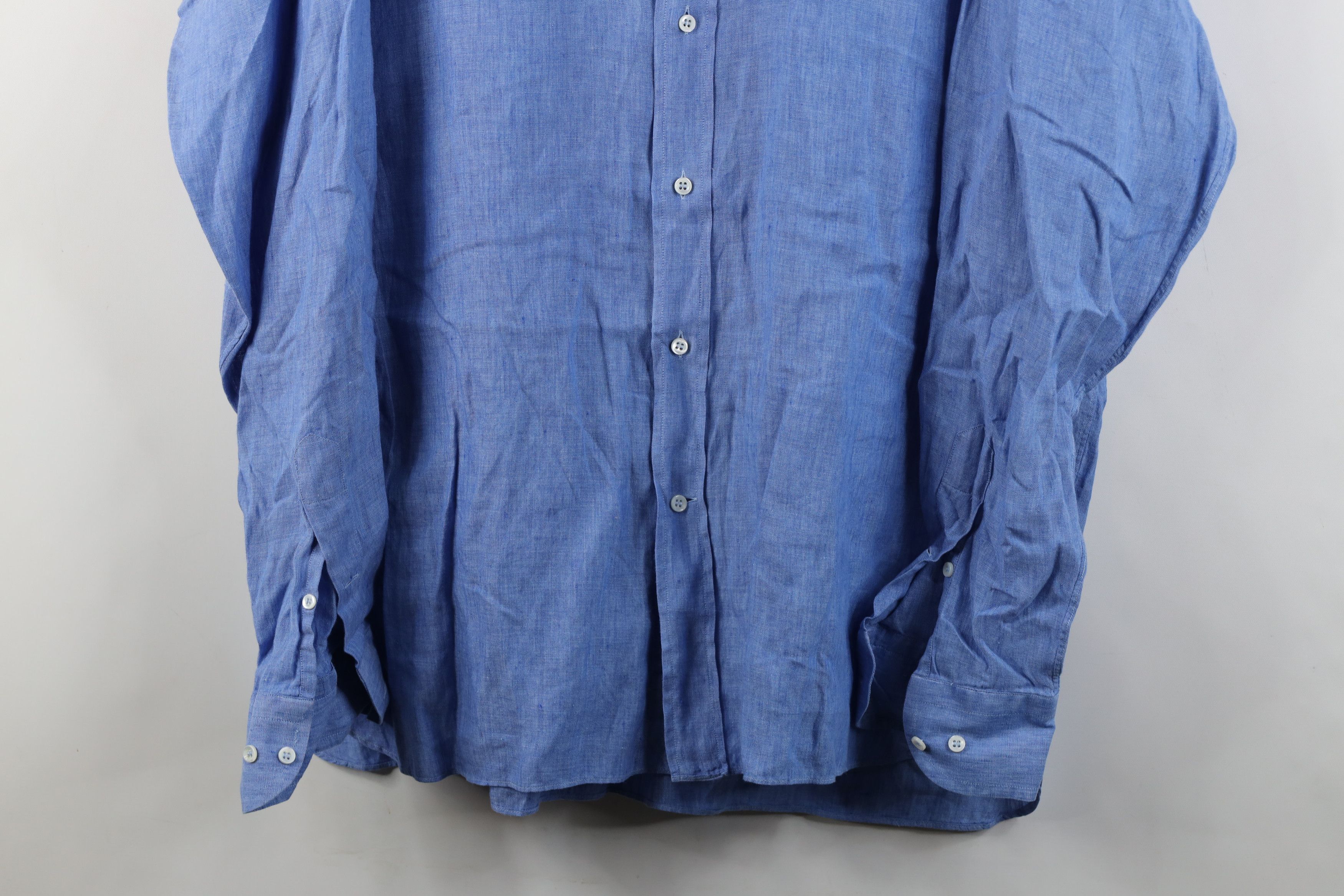 Vintage Vintage 90s Streetwear Long Sleeve Collared Button Shirt Size US L / EU 52-54 / 3 - 3 Thumbnail
