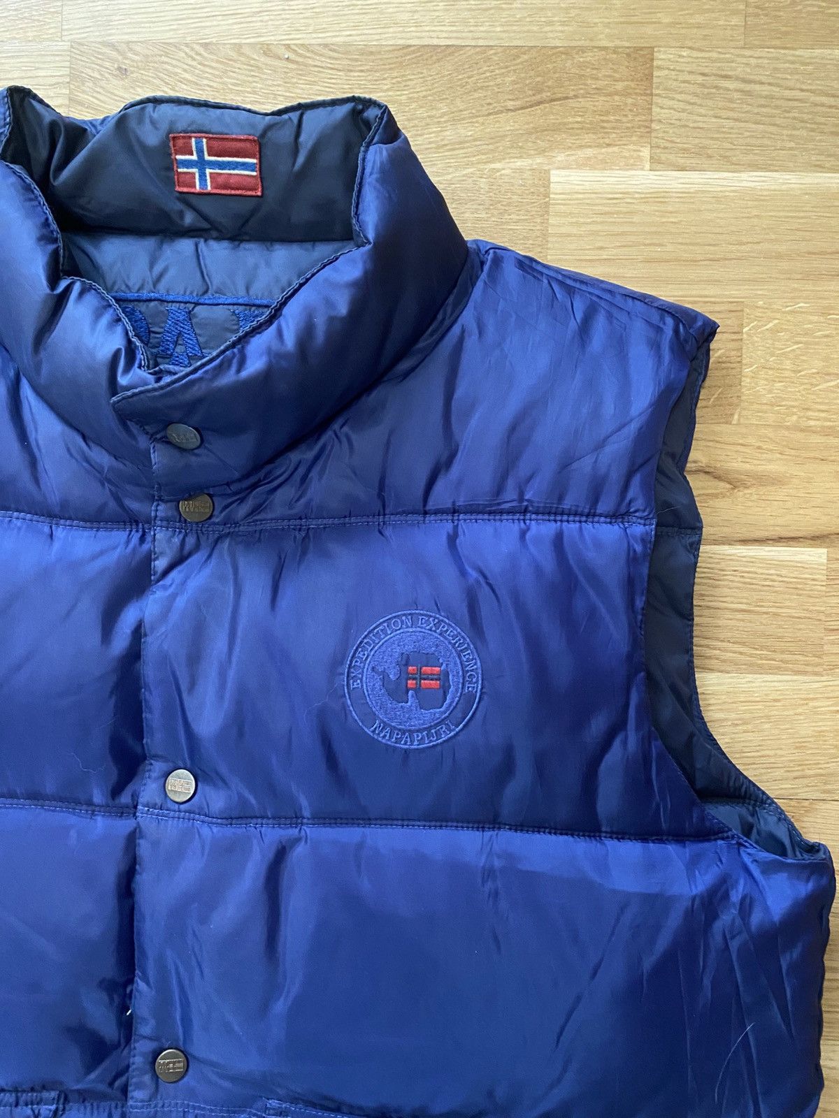 Napapijri Napapijri Vest Mens Reversible Puffer Down Blue XXL Size US XXL / EU 58 / 5 - 5 Thumbnail