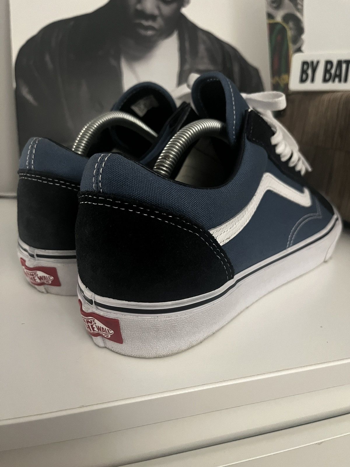 Vans Vans Old Skool Navy Blue Size US 9.5 / EU 42-43 - 3 Thumbnail