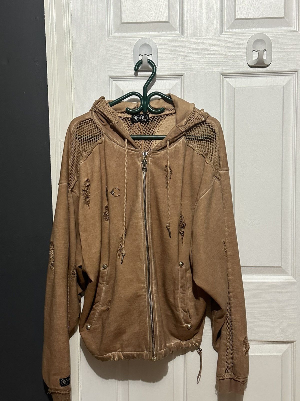 Thug Club Thug Club DEM SOUND Zip-Up Hoodie - Desert | Grailed