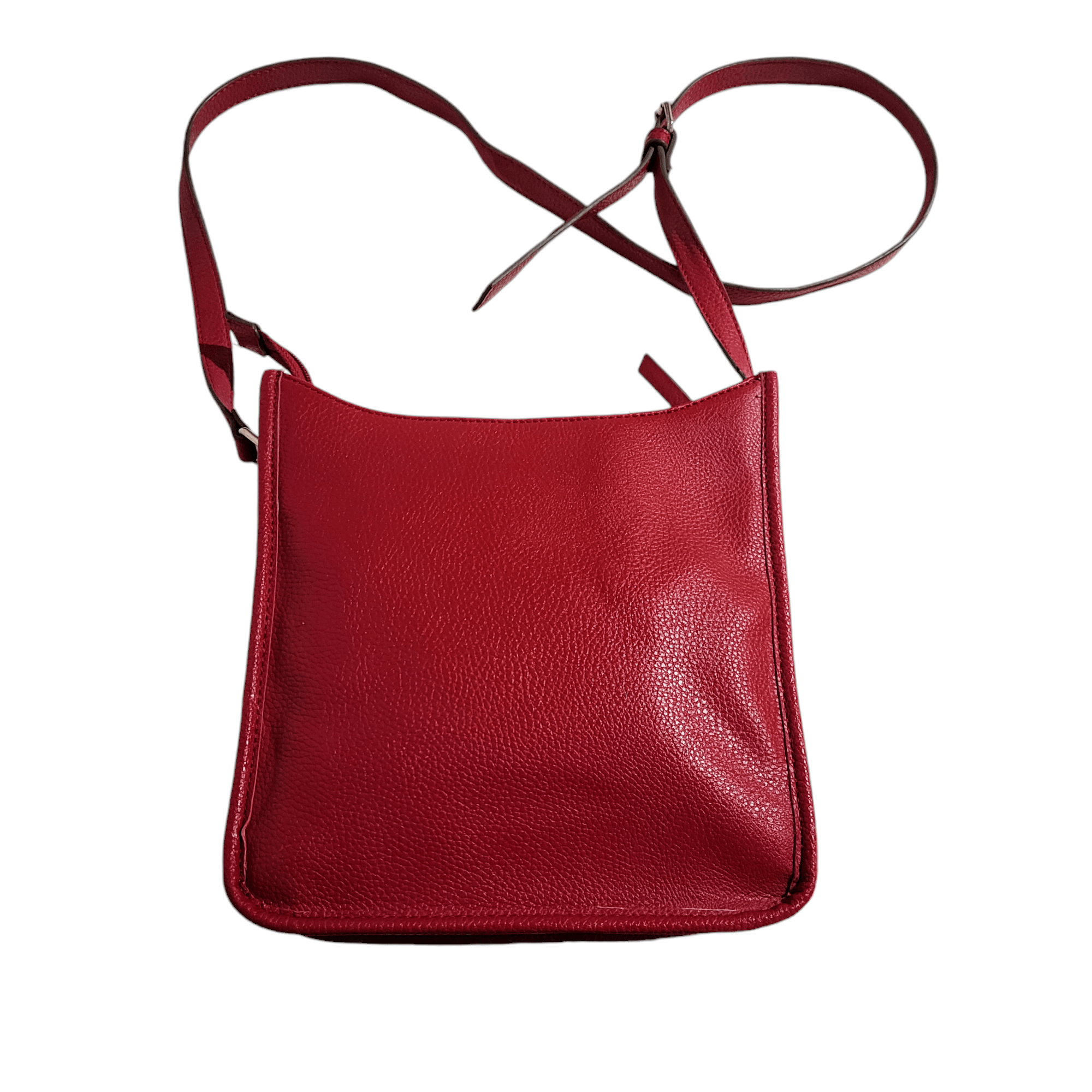 Nine West Nine West Red Faux Leather Shoulder Crossbody Bag Size ONE SIZE - 5 Thumbnail