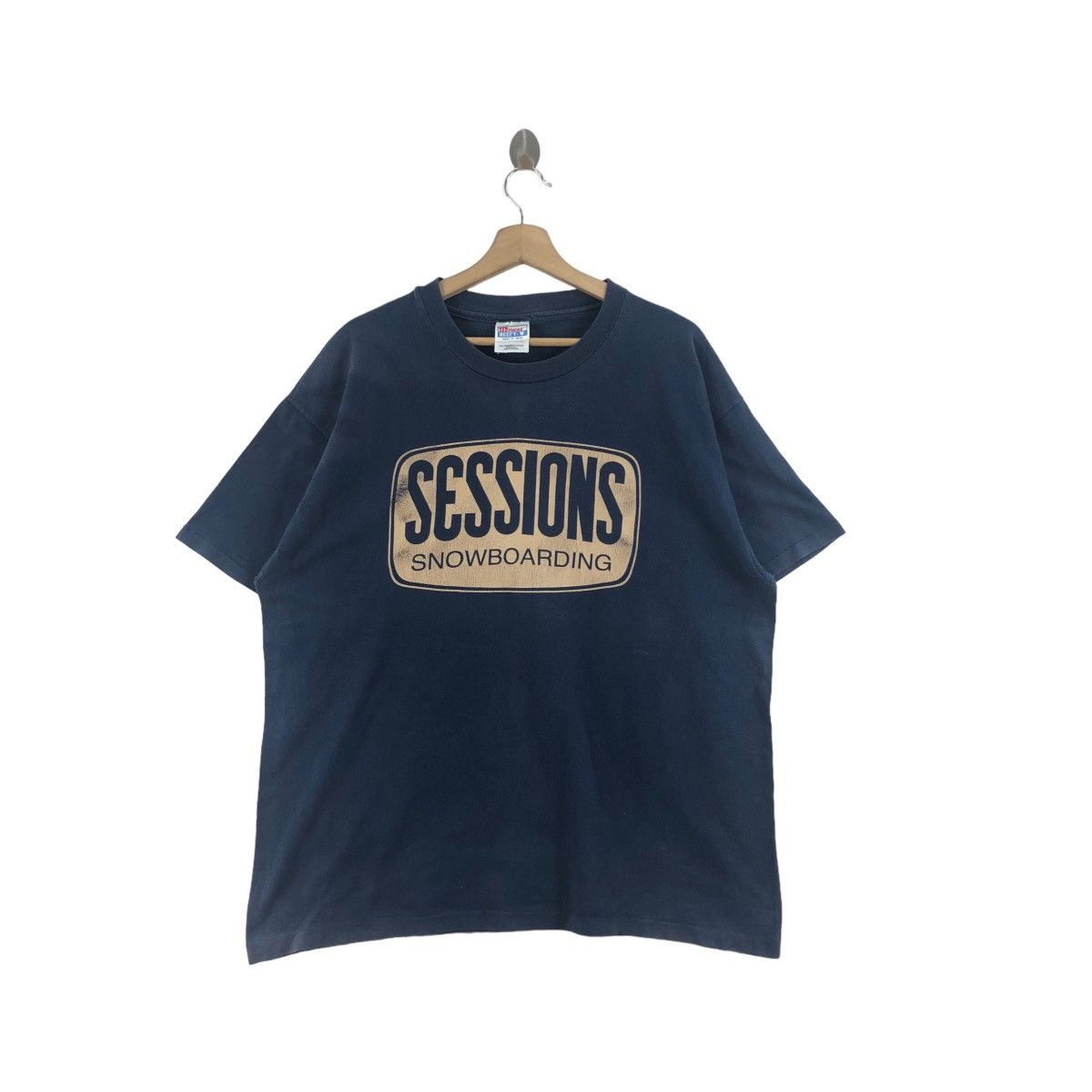 Sessions × Vintage Pick!! Vtg 90's SESSIONS Skateboarding Tee Tshirt Size US XL / EU 56 / 4 - 1 Thumbnail
