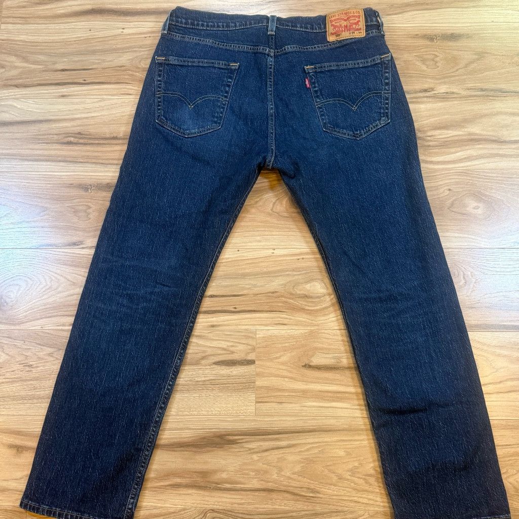 Levi's Levi’s 505 Regular Fit Jeans Men’s W34 L30 Zip Fly Classic Size US 34 / EU 50 - 2 Thumbnail
