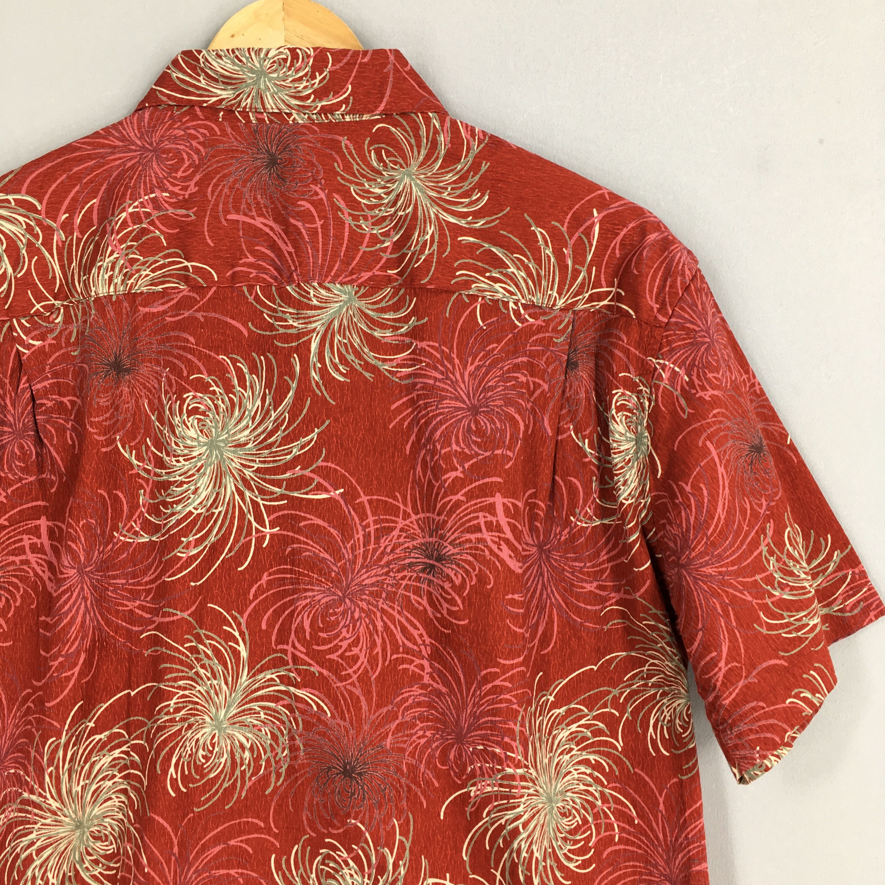 Ron Jon Surf Shop Vintage 90s Hawaii Aloha Floral Cotton Shirt Large Size US L / EU 52-54 / 3 - 8 Thumbnail