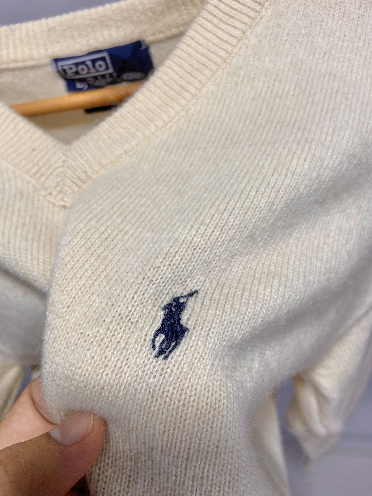 Homespun Knitwear × Polo Ralph Lauren × Vintage Vintage Polo Ralph Lauren Lambs Wool sweater Size US M / EU 48-50 / 2 - 4 Thumbnail