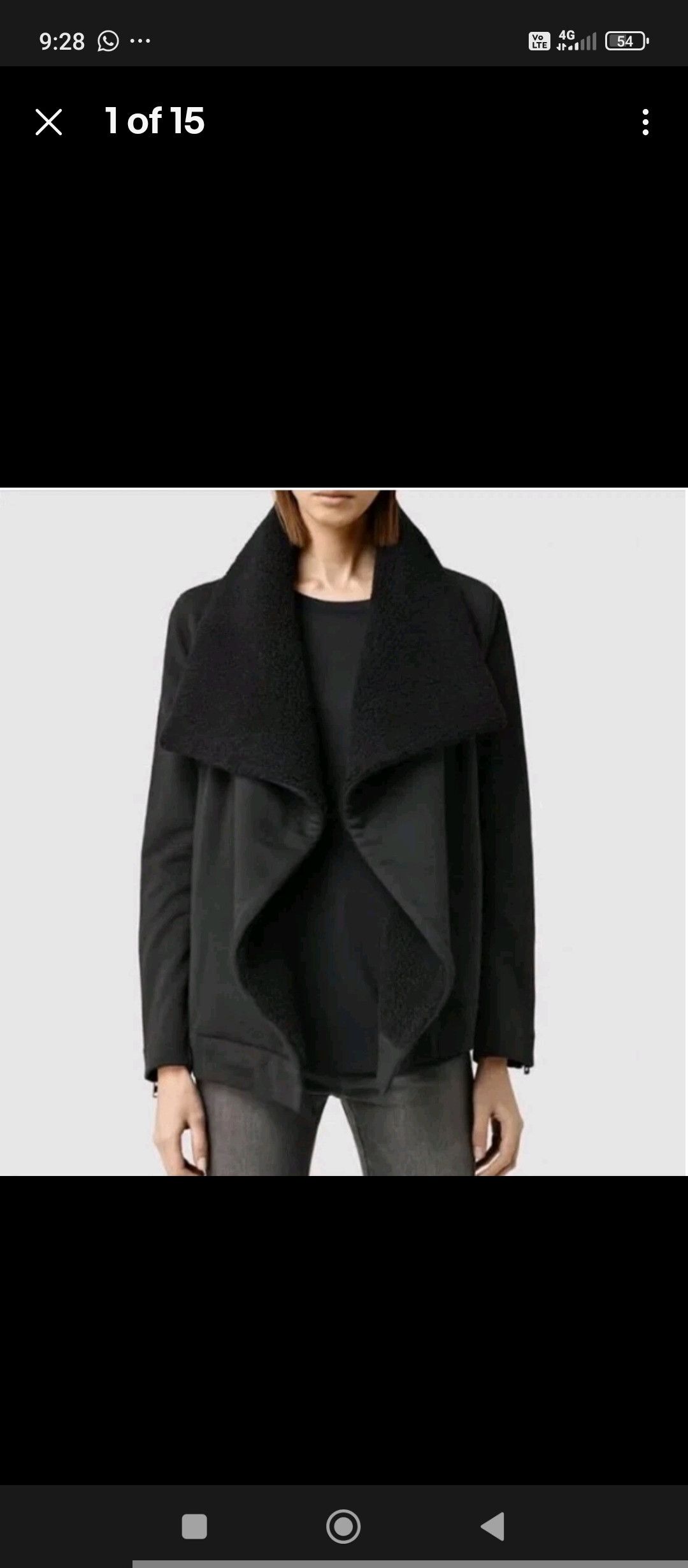 Allsaints Allsaints Bora Sweat Fleece Jacket Size XS / US 0-2 / IT 36-38 - 3 Thumbnail