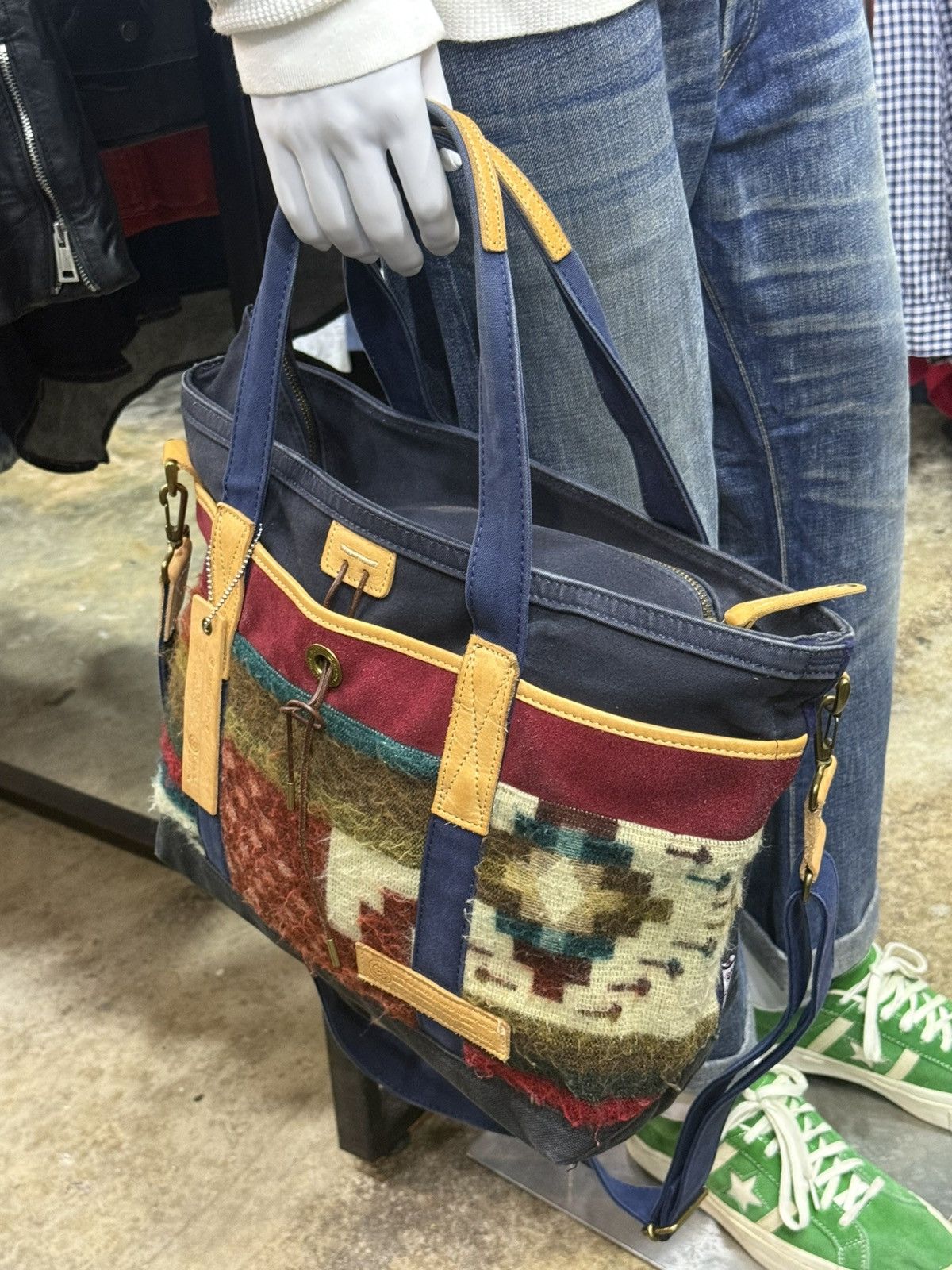 Japanese Brand × Kapital × MasterPiece Masterpiece messenger & tote bag Size ONE SIZE - 4 Thumbnail