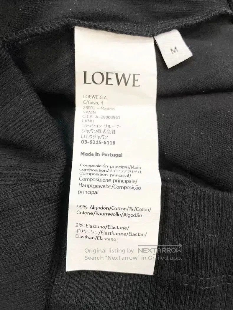 Loewe Loewe Black Knit Logo Short Sleeve Top. Size US M / EU 48-50 / 2 - 5 Thumbnail
